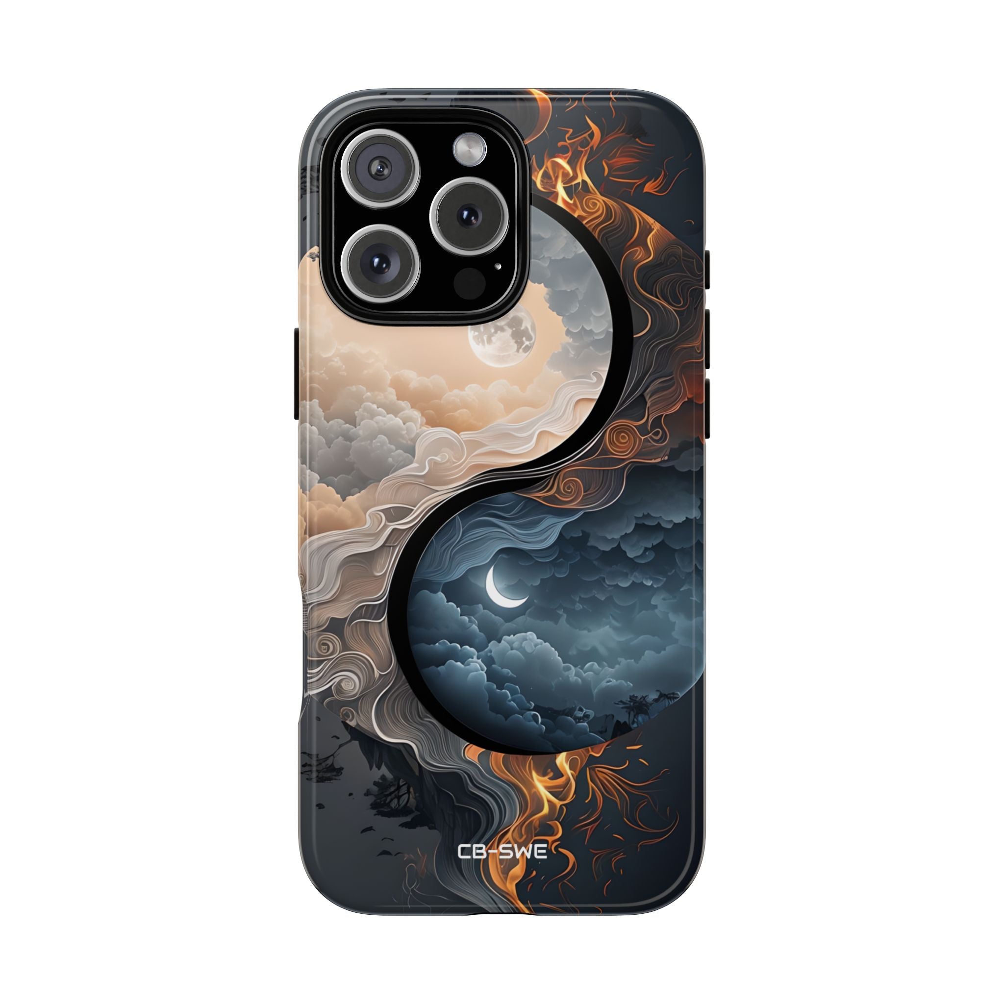 Moonlit Elemental Harmony - iPhone Case
