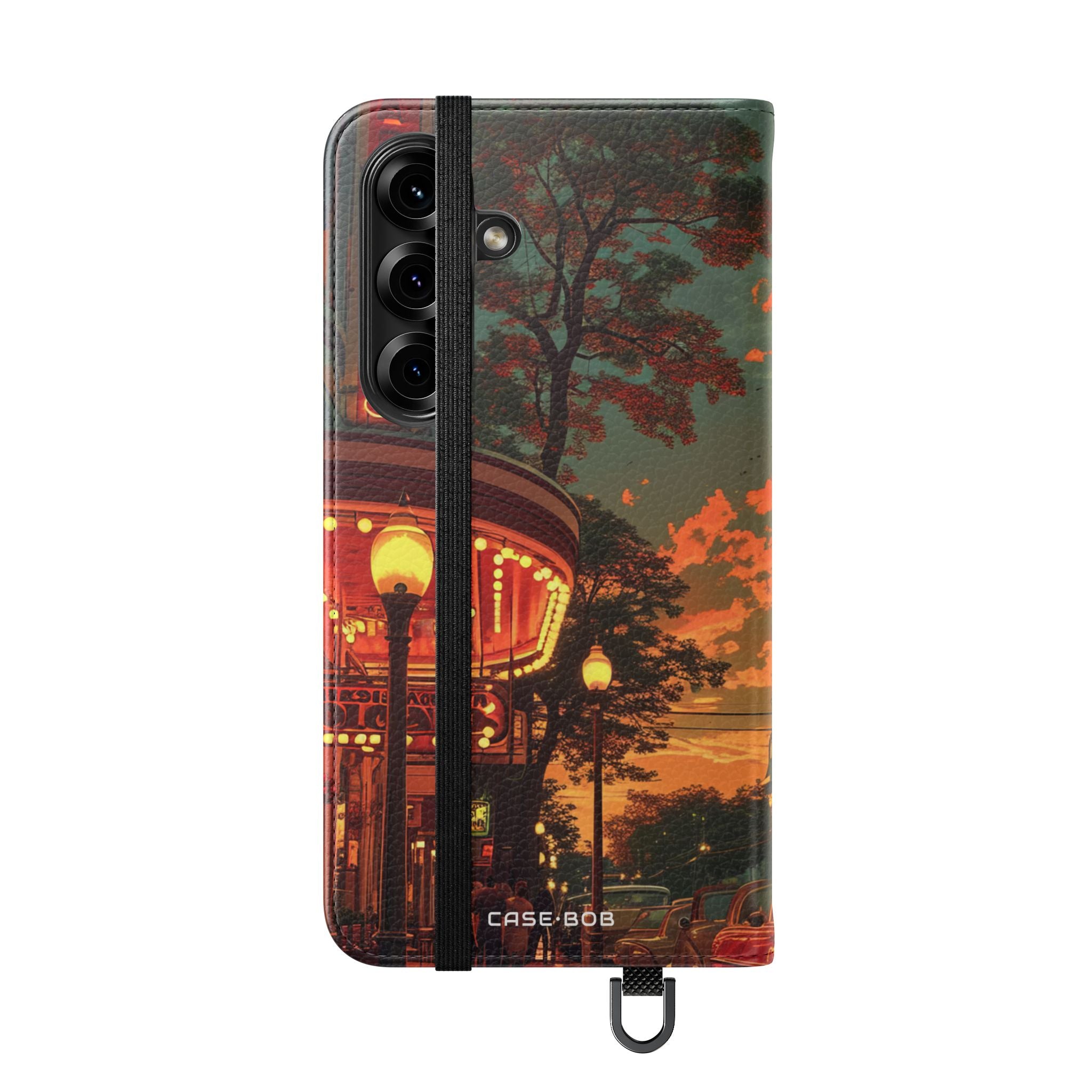 Crimson Classic Glow - Samsung S25 Case - Lompakko
