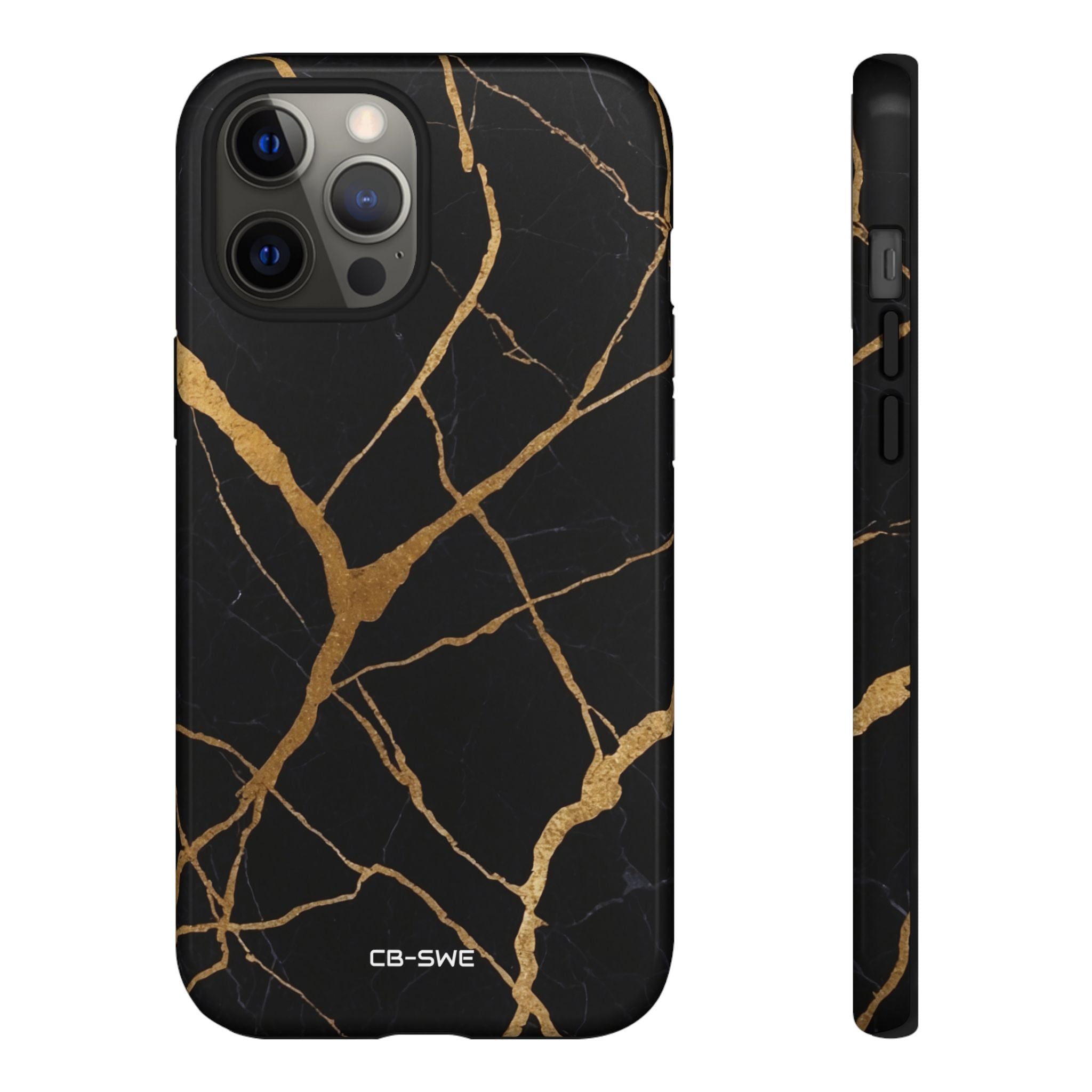 Golden Veins Twist - iPhone Case