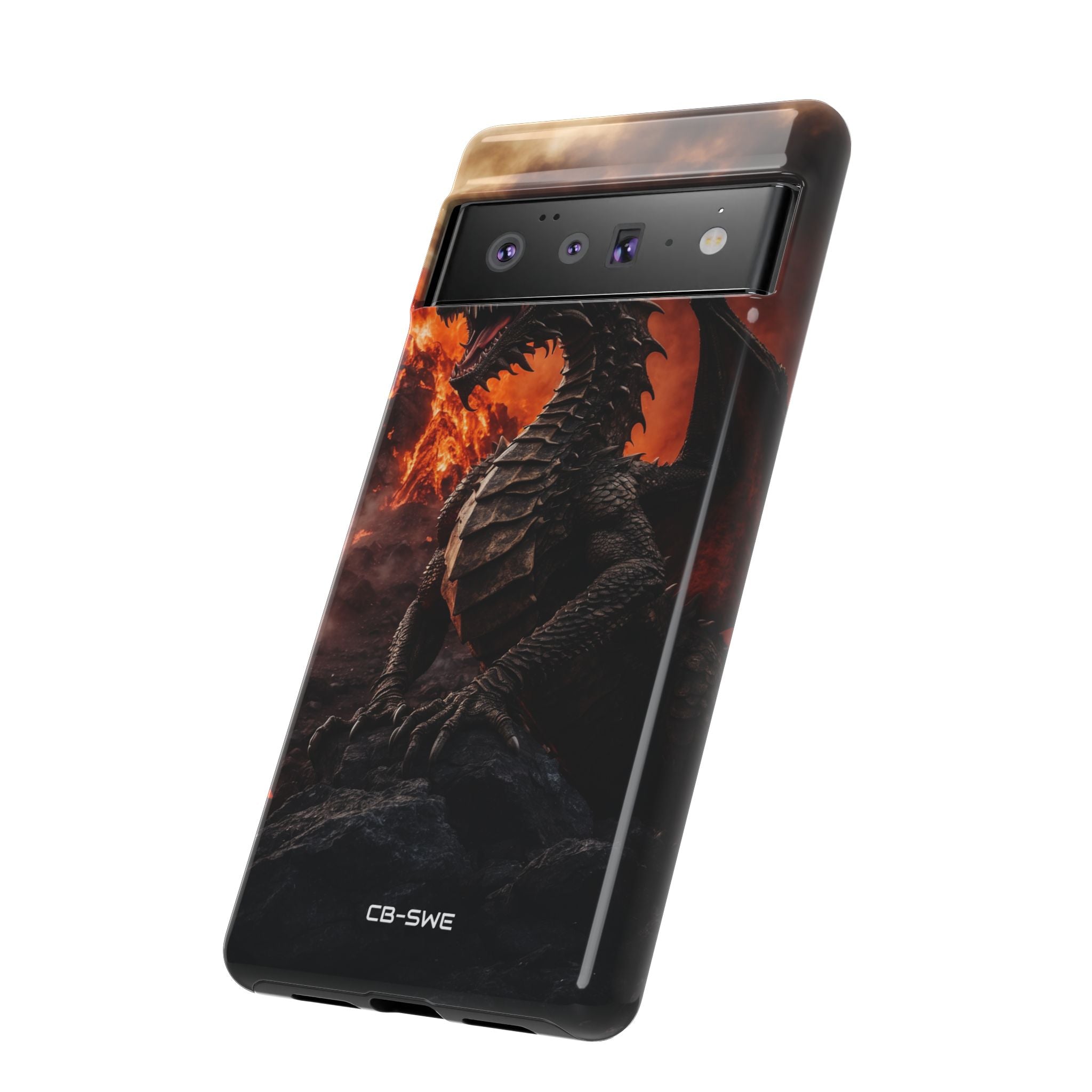 Fiery Dragon Soars - Google Pixel Case