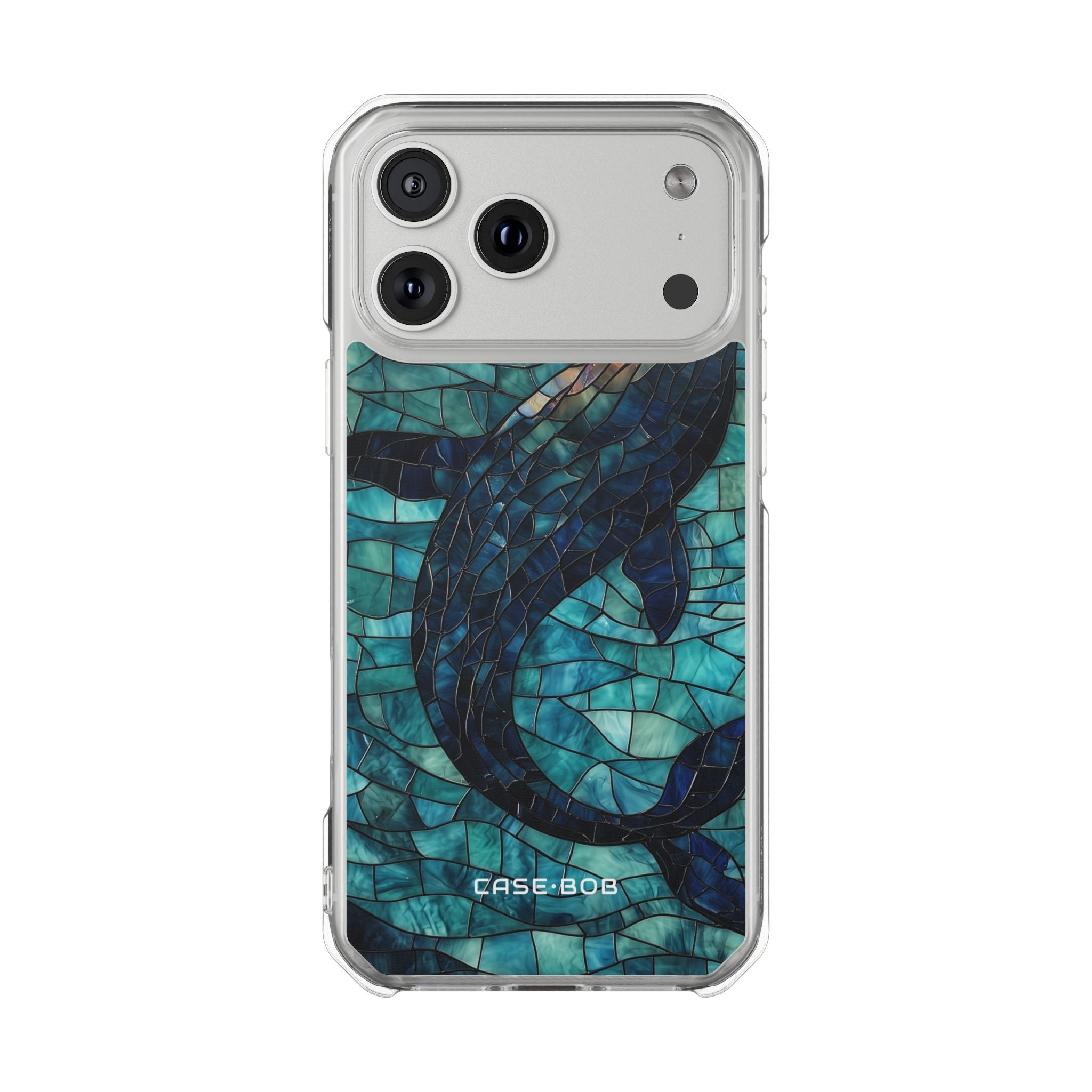 Blue Whale Glow iPhone 17 Pro Max Case - Impact