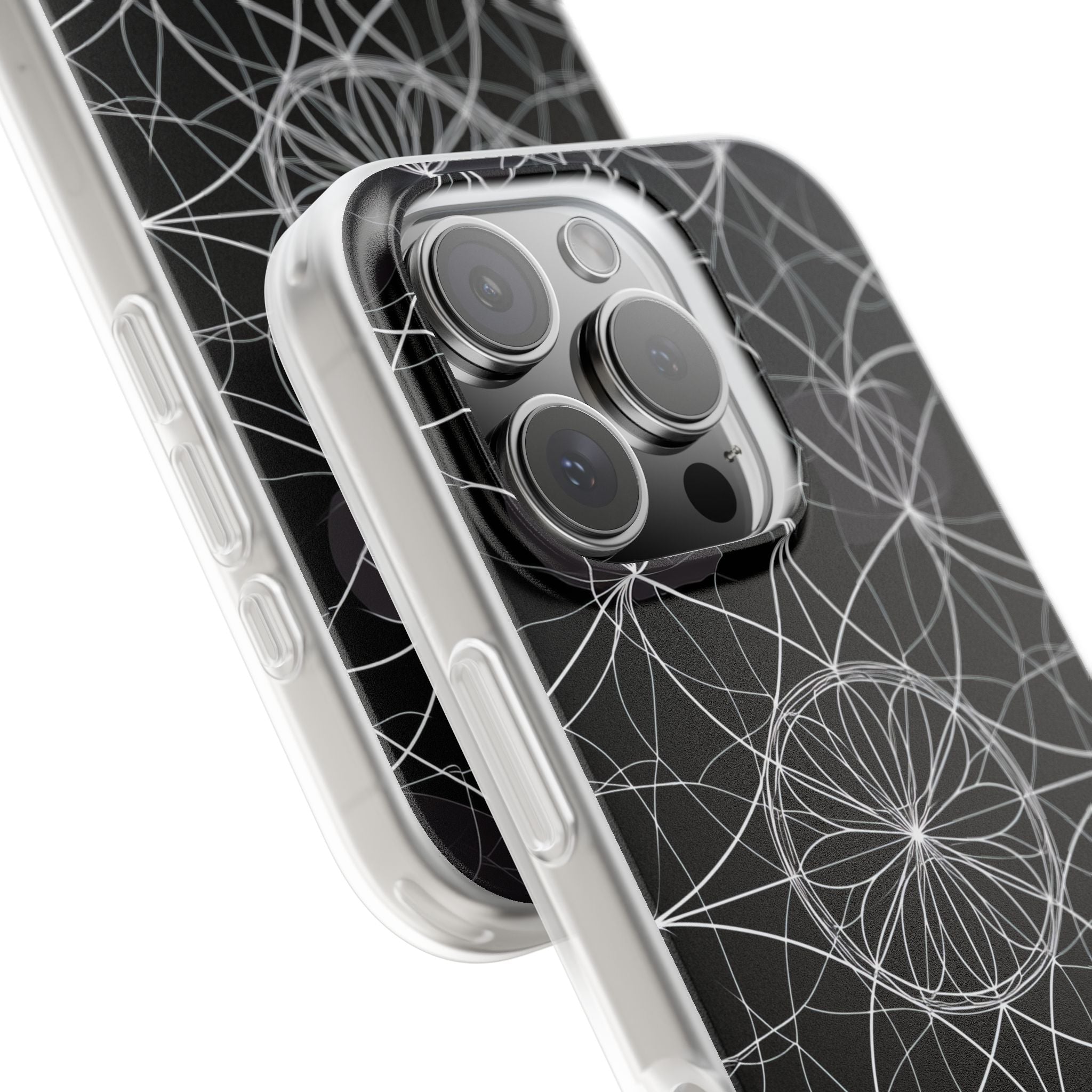 Radiant Petal Orbit iPhone 16 Pro Case - Soft