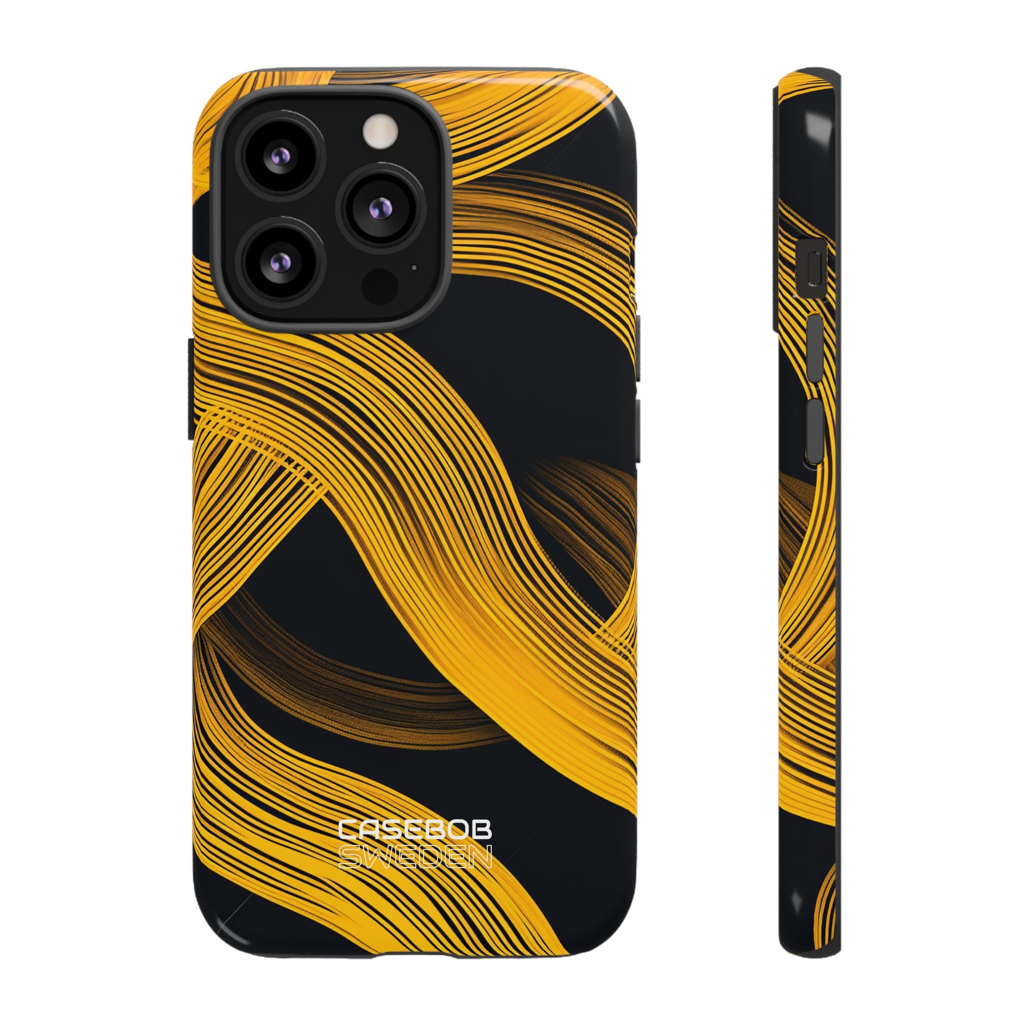 Yellow Flow Lines iPhone 13 - Tough