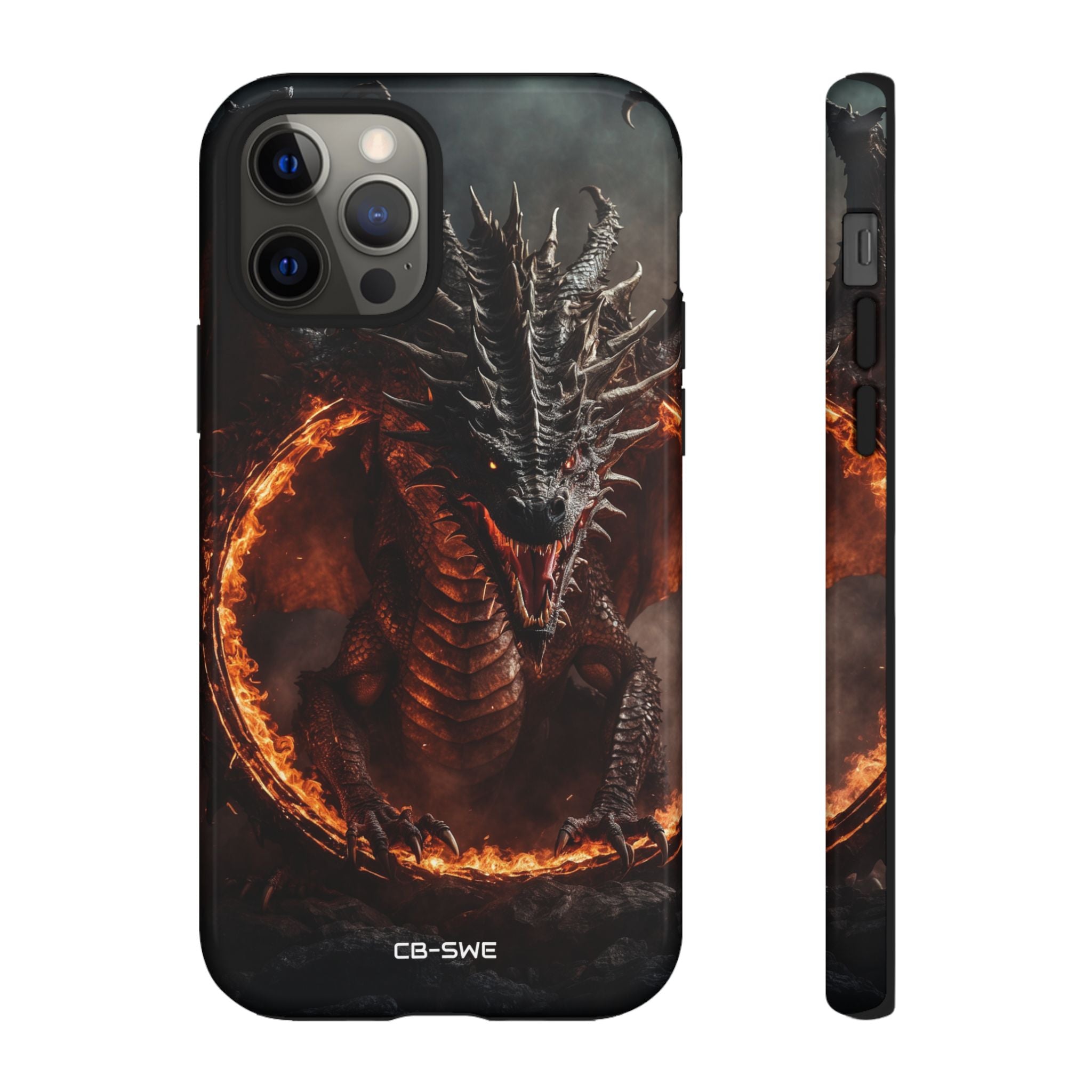 Fiery Dragon Roars - iPhone Case
