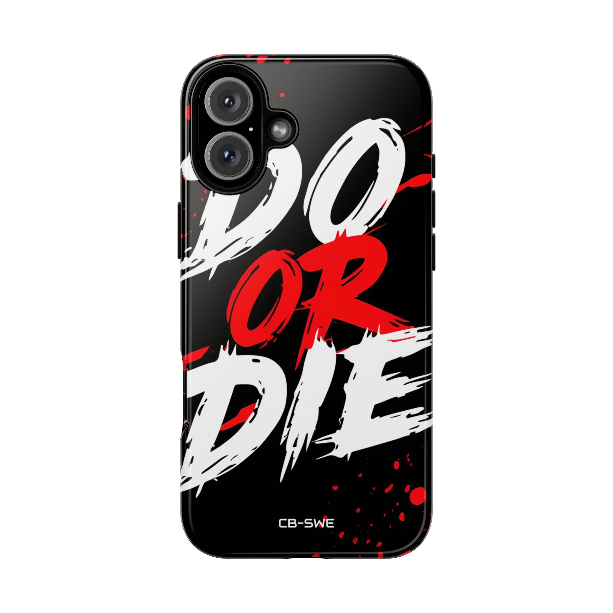 Intense Typography Contrast - iPhone Case