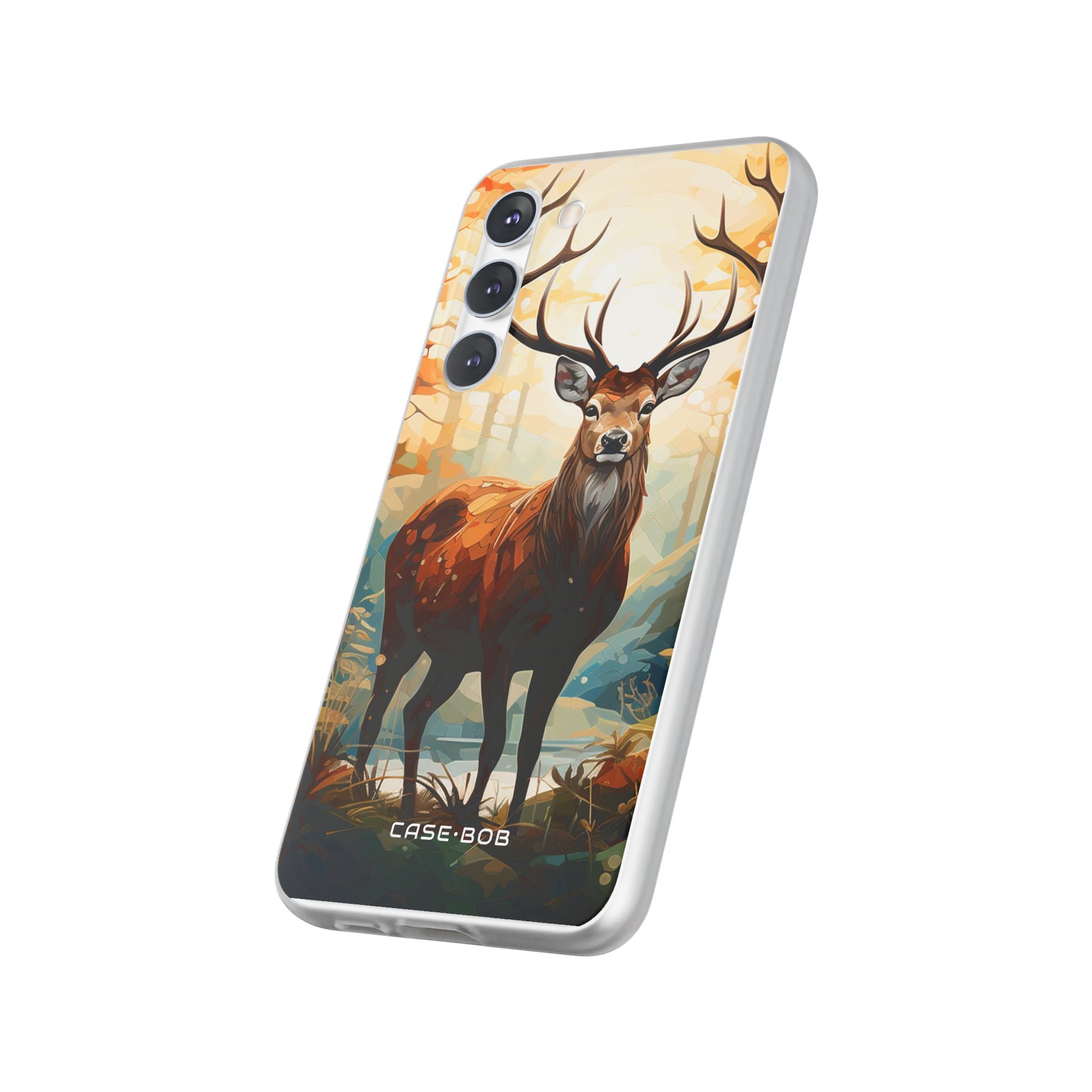 Glowing Stag Samsung S23 Plus Case - Soft