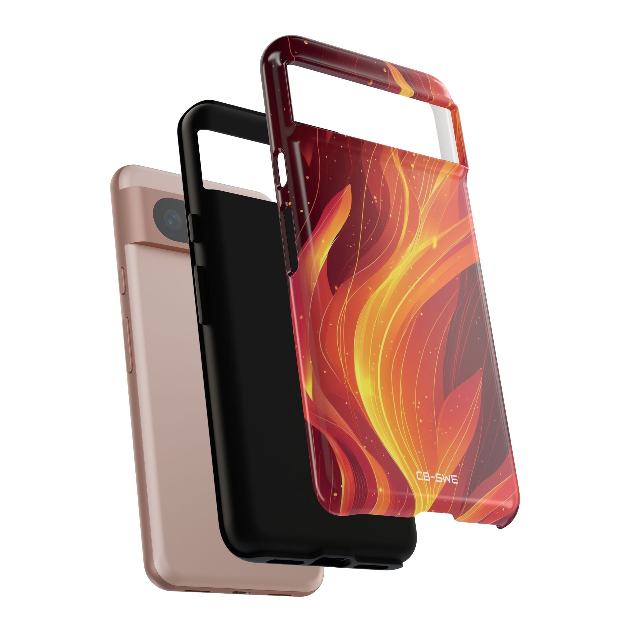 Flames Dance Upward - Google Pixel Case