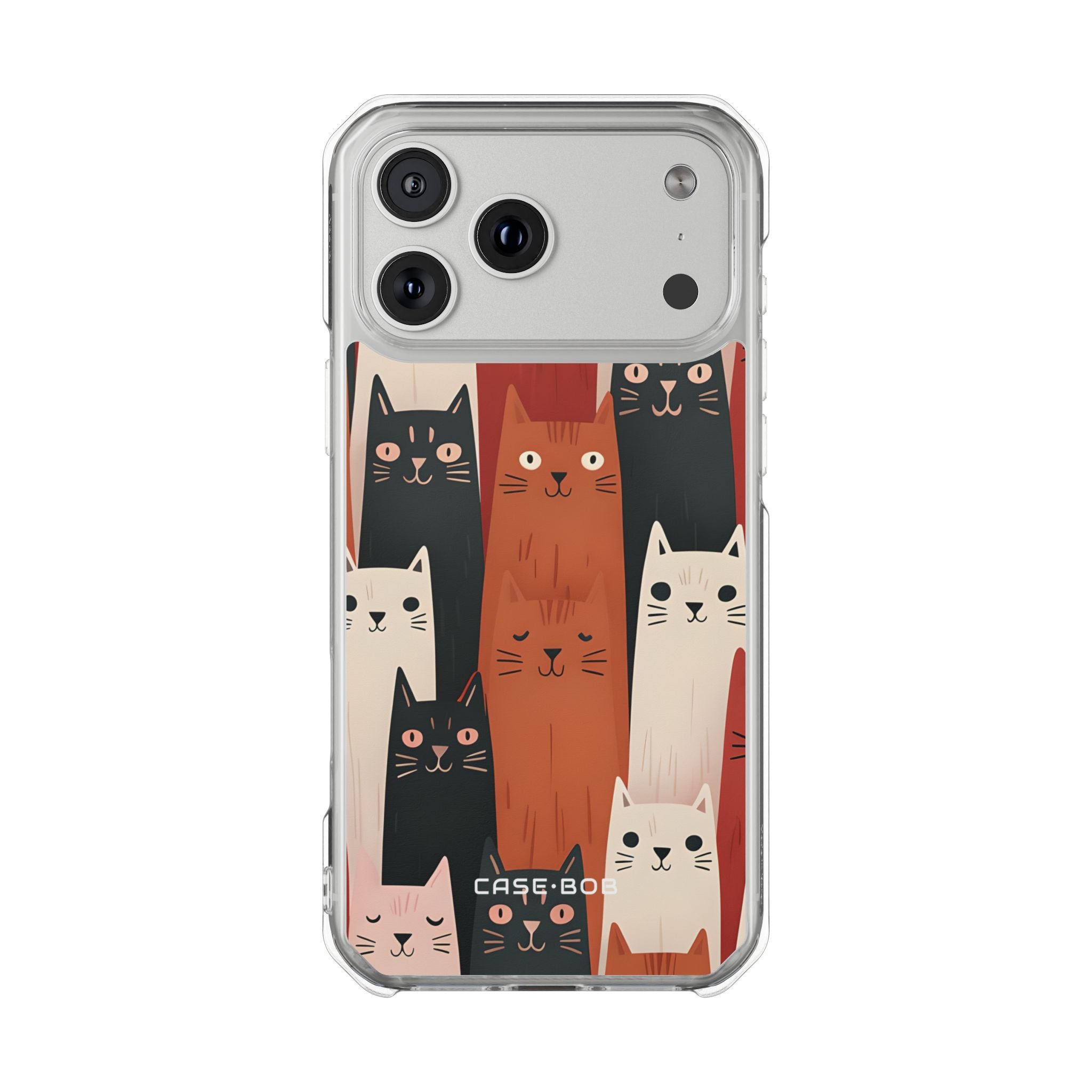 Elongated Catfaces iPhone 17 Pro Max Case - Impact