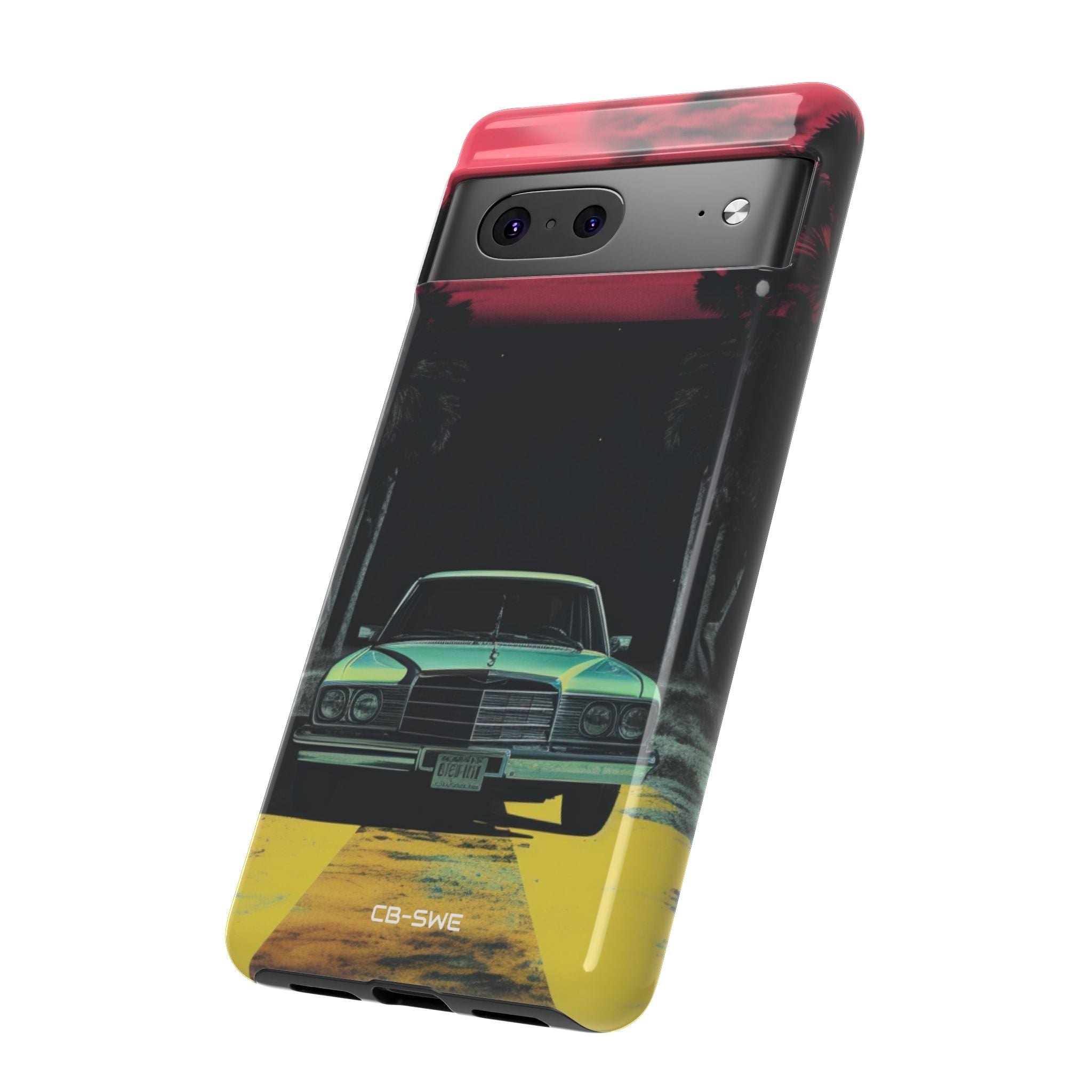 Retro Futuristic Nightscape - Google Pixel Case