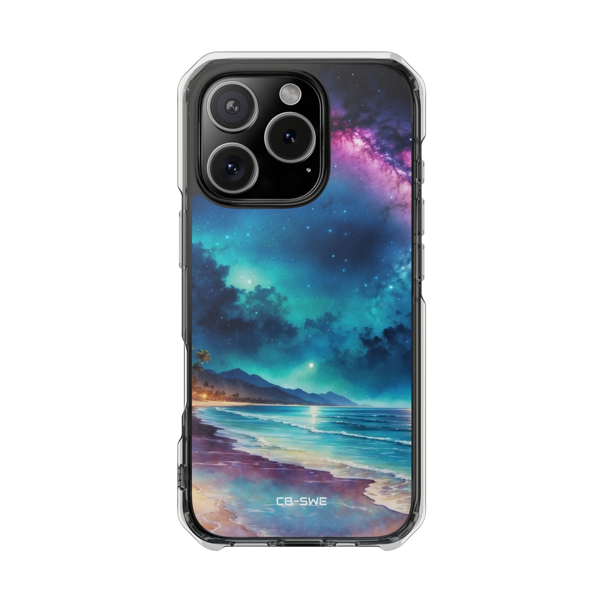 Waves Embrace Stars iPhone Case - Impact