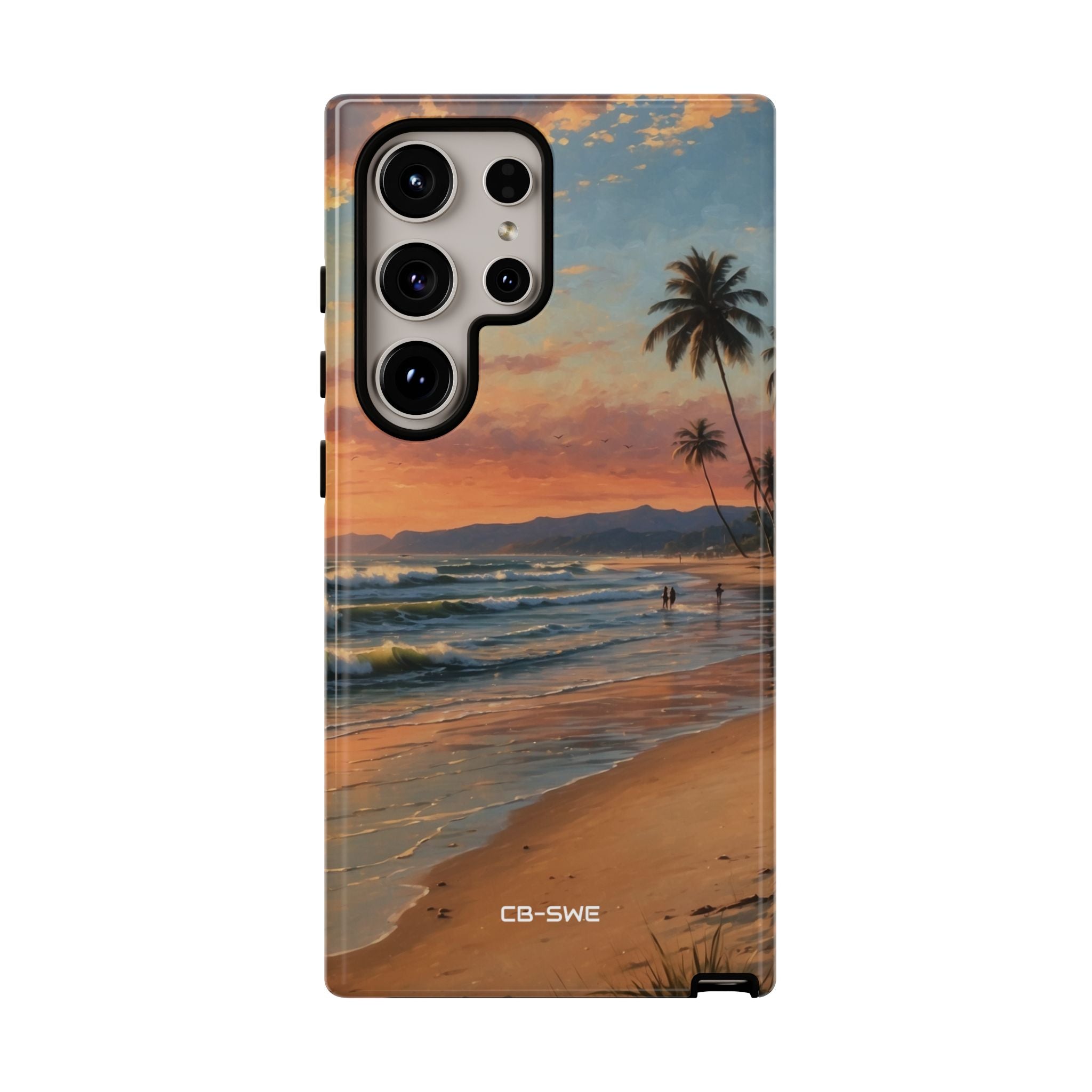 Golden Waves Embrace - Samsung Case