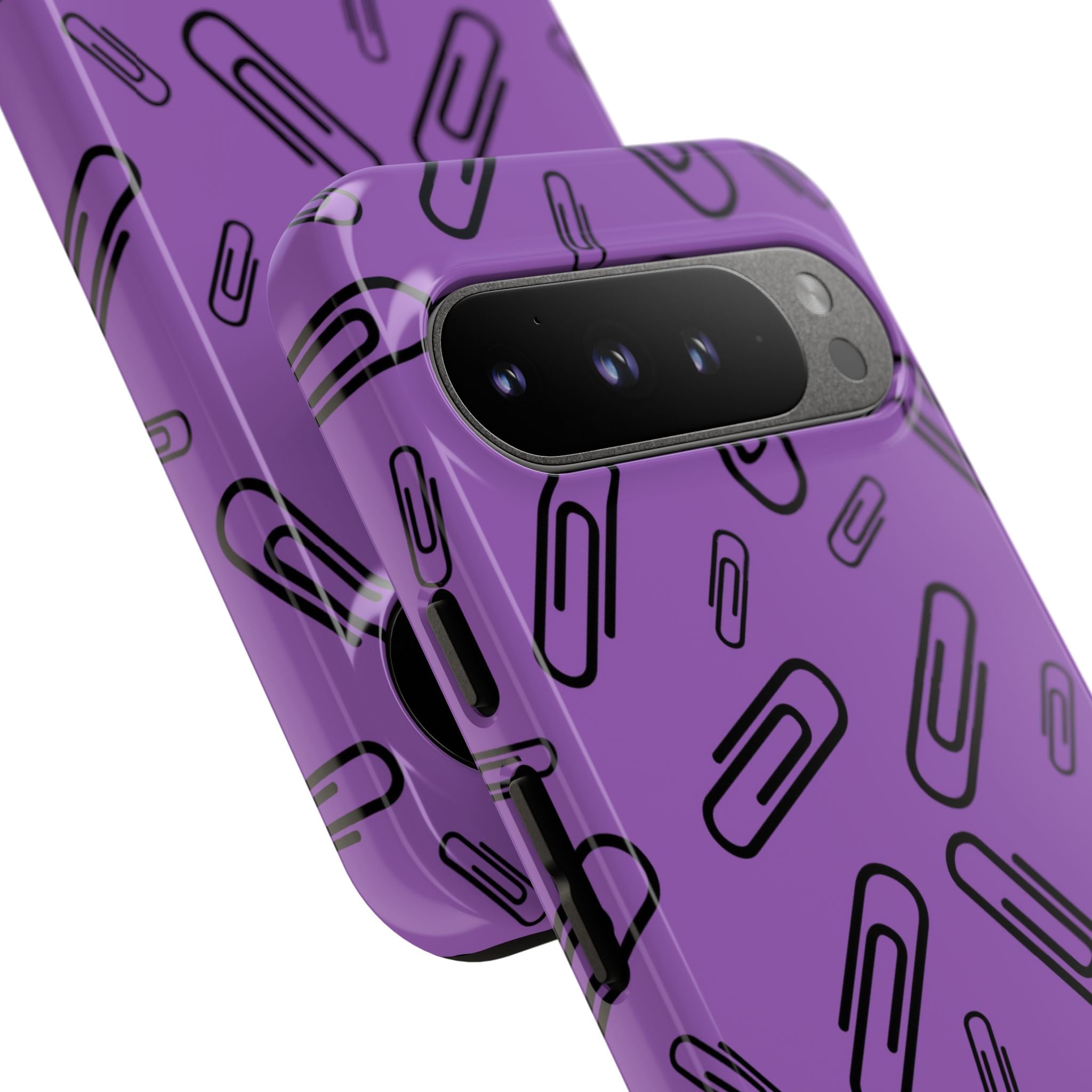 Paperclips Dance Playfully - Google Pixel Case