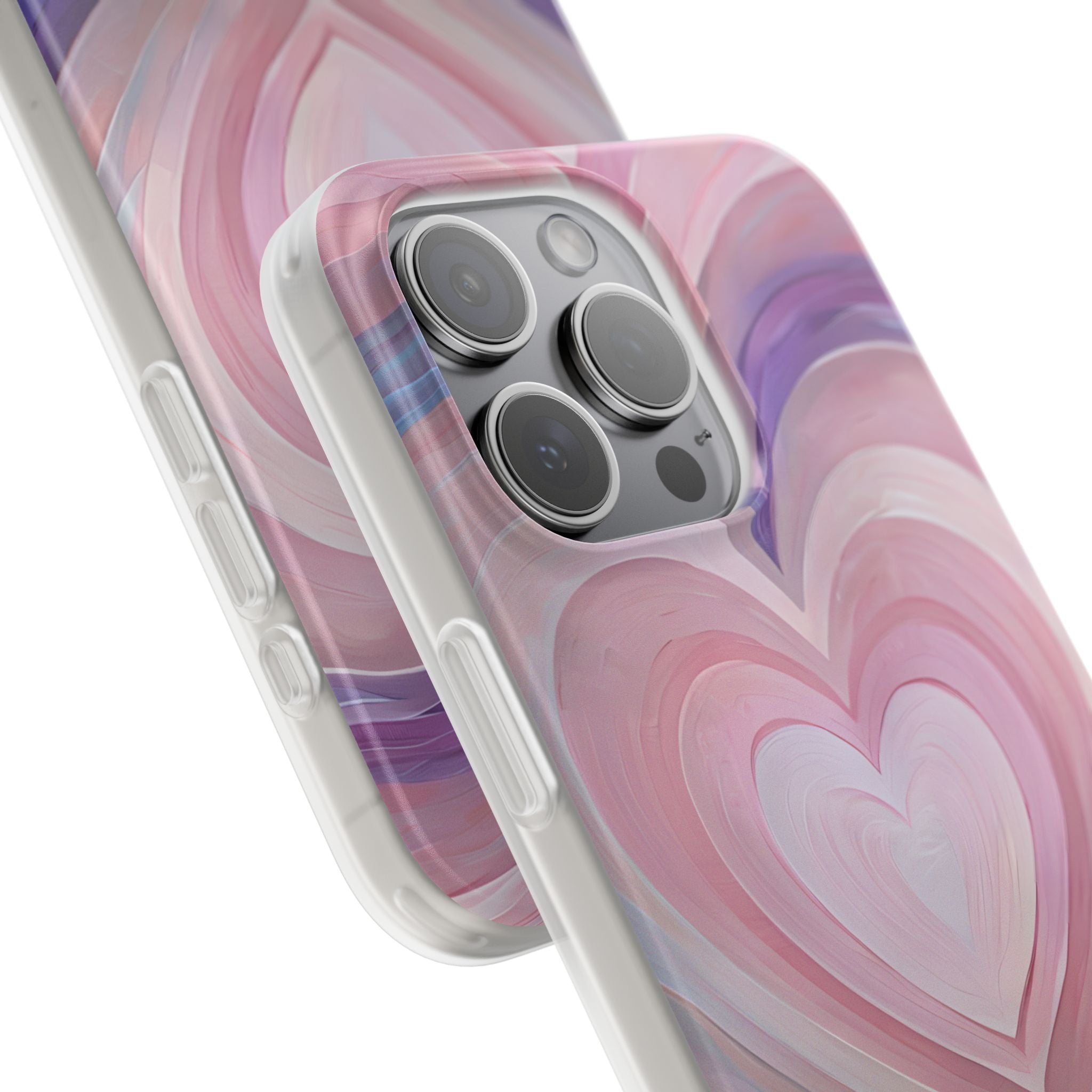 Radiant Heartbrush iPhone 15 Pro Max Case - Soft
