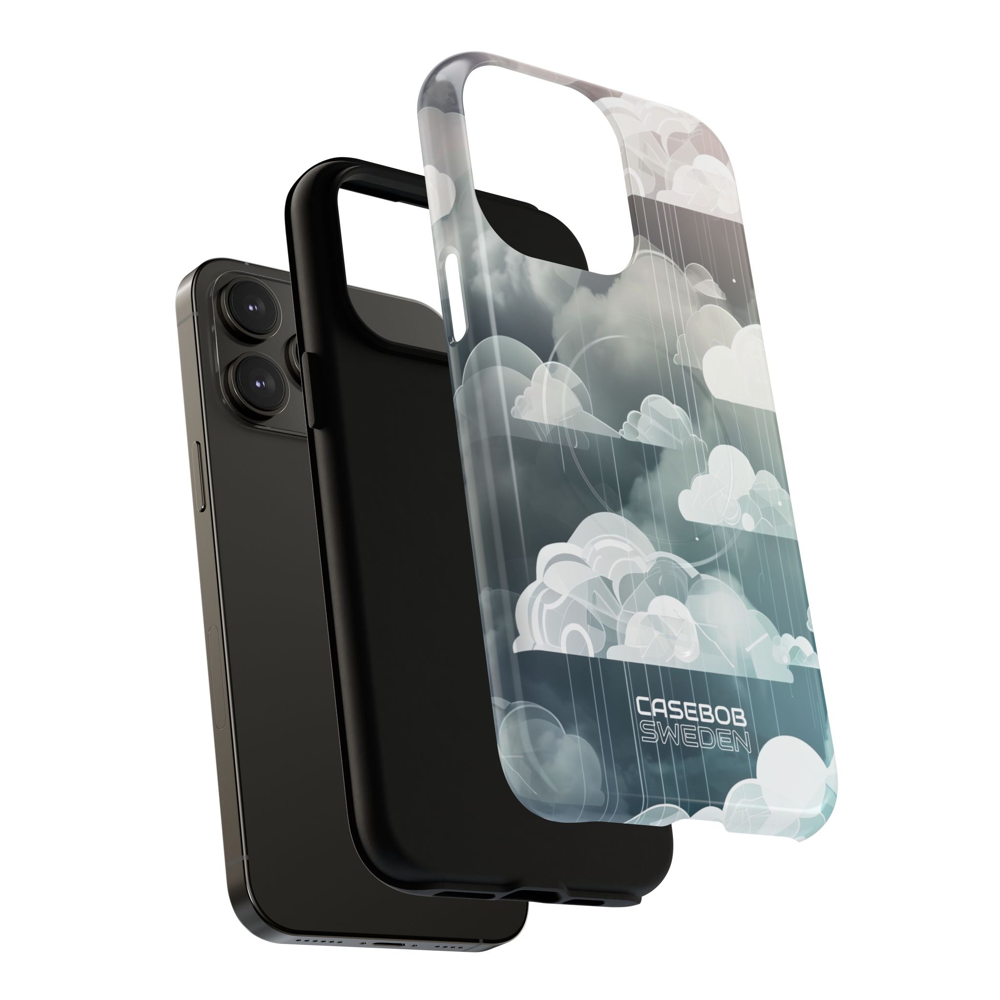 Silver Dream Clouds iPhone 14 - Tough+