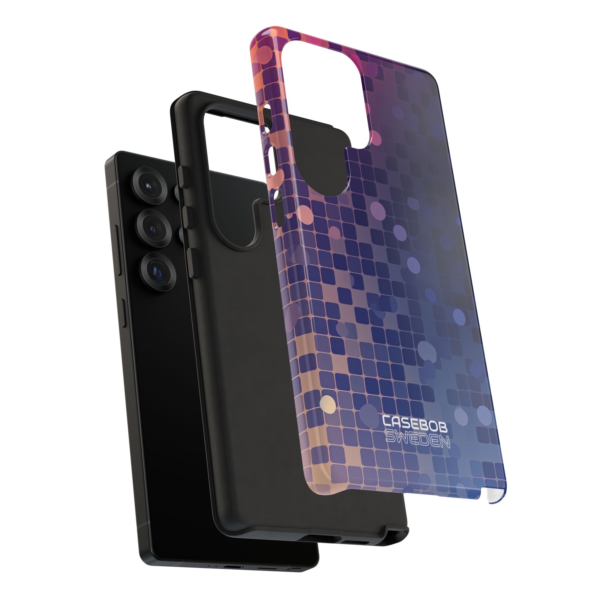 Levendige Pixel Bloom Samsung S25 - Tough