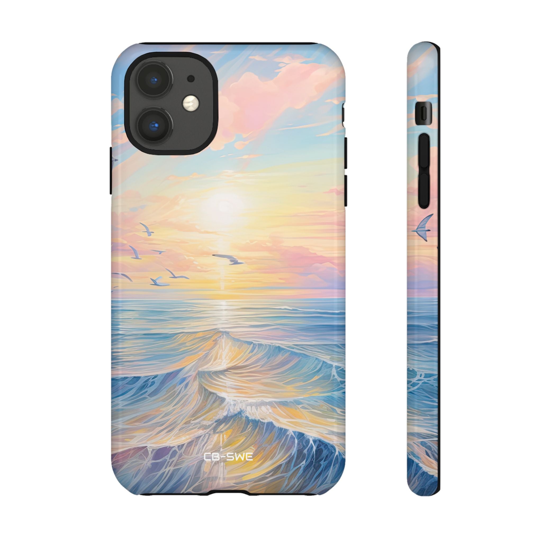 Gentle Waves Embrace - iPhone Case