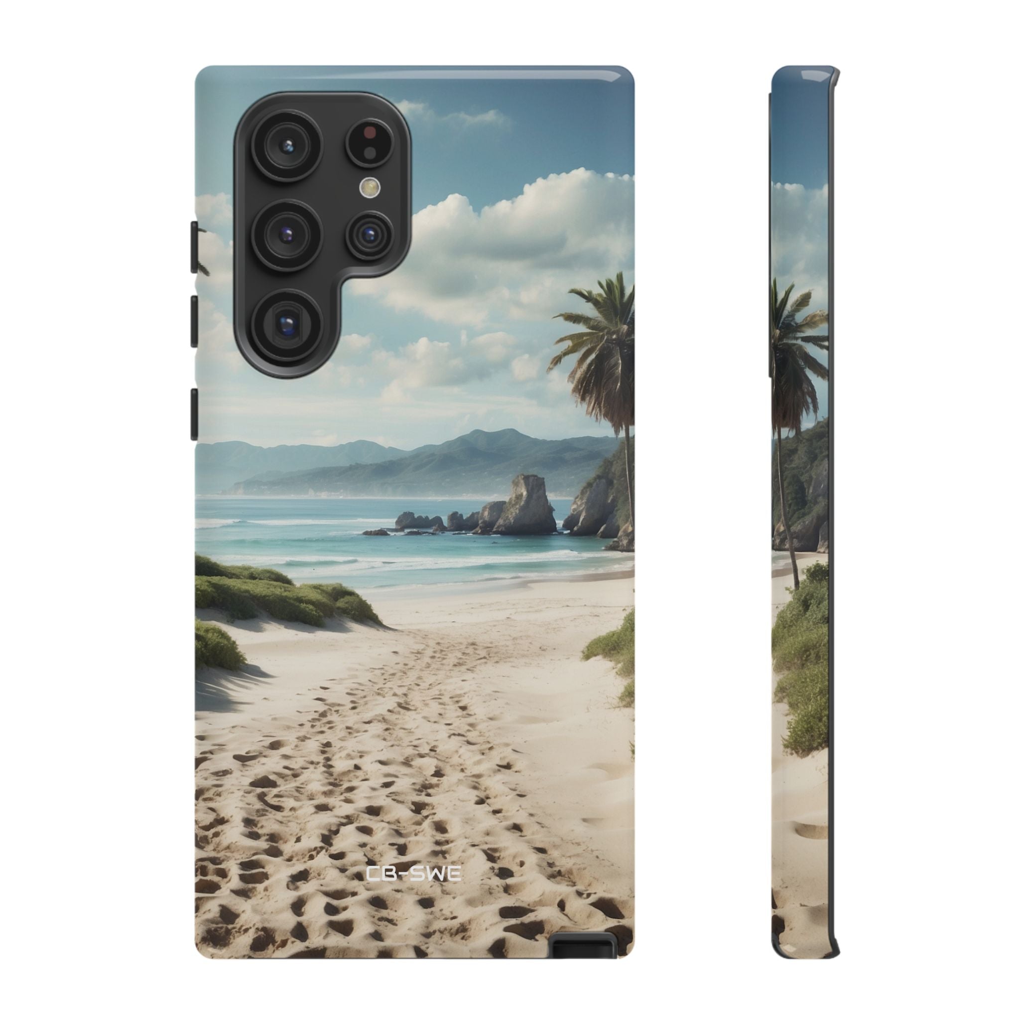 Footprints Trace Sand - Samsung Case