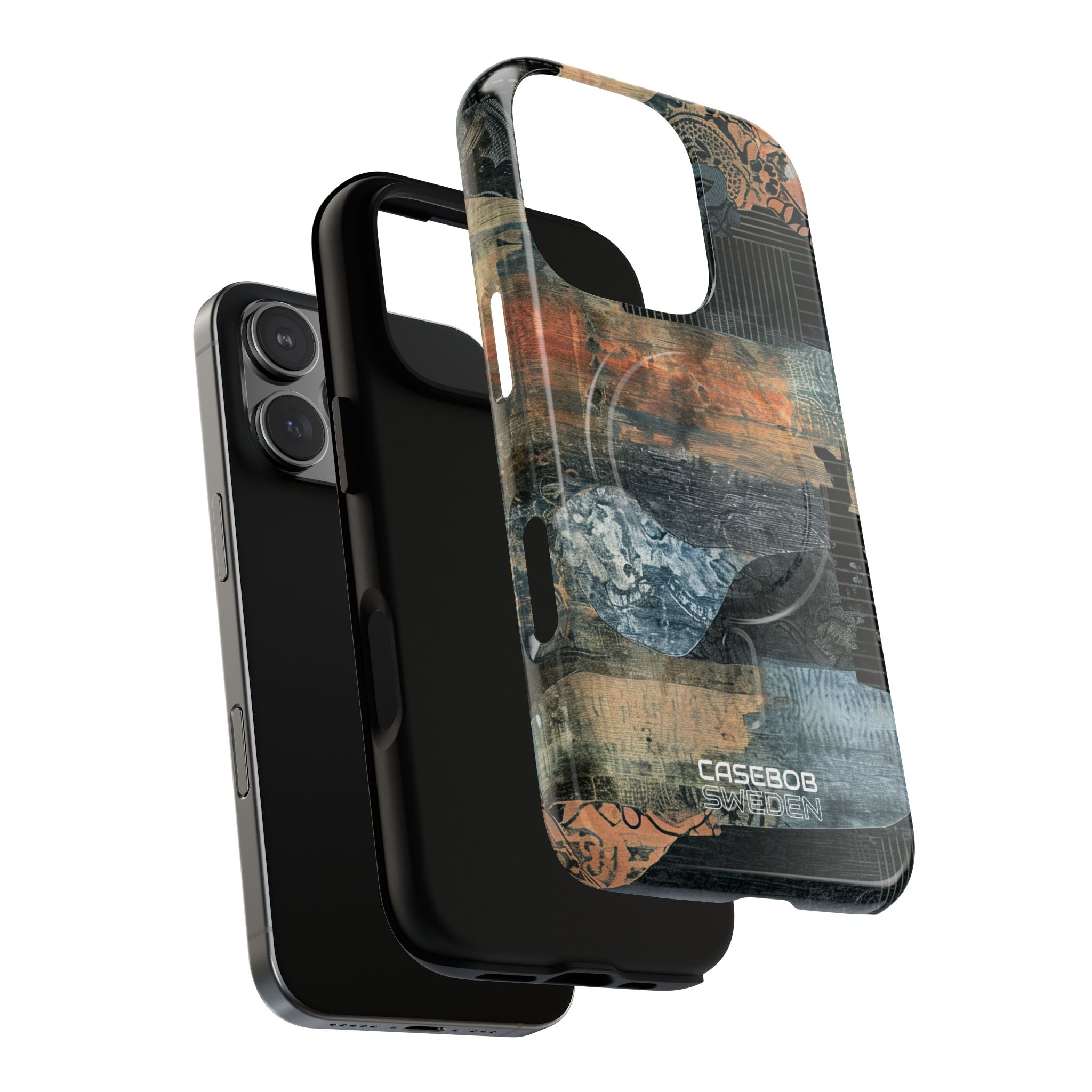 Rust Bloom Tangle iPhone 16 - Tough+