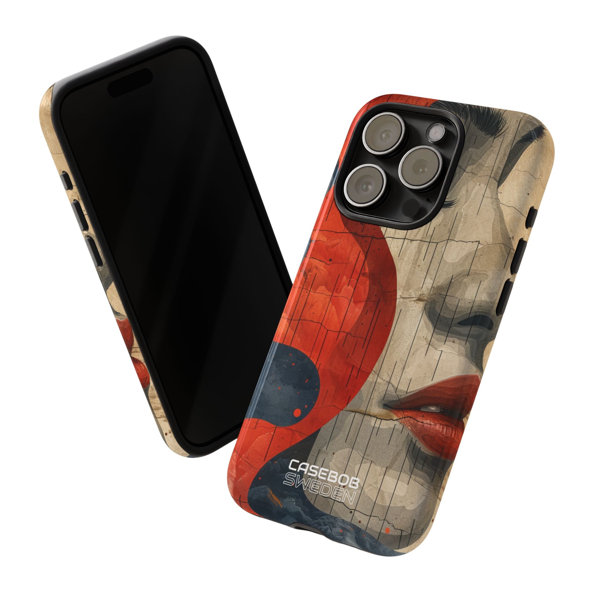 Crimson Flow Profile iPhone 15 - Resistente