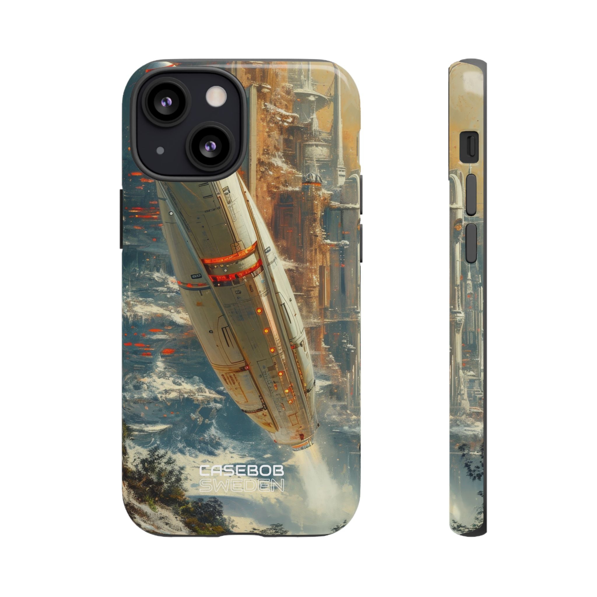 Futuristic Forest Voyage iPhone 13 - Tough