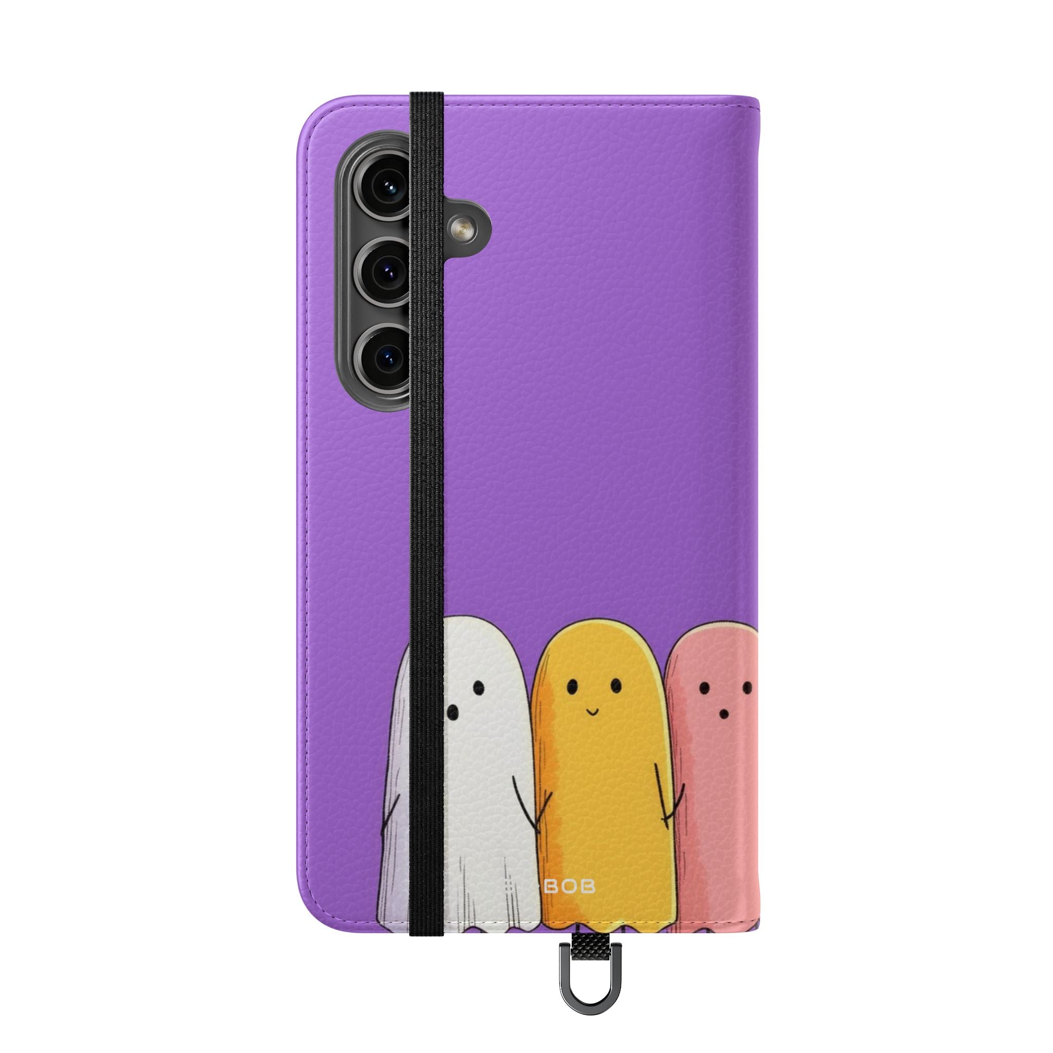 Colorful Ghosts Line - Samsung S24 Case - Wallet