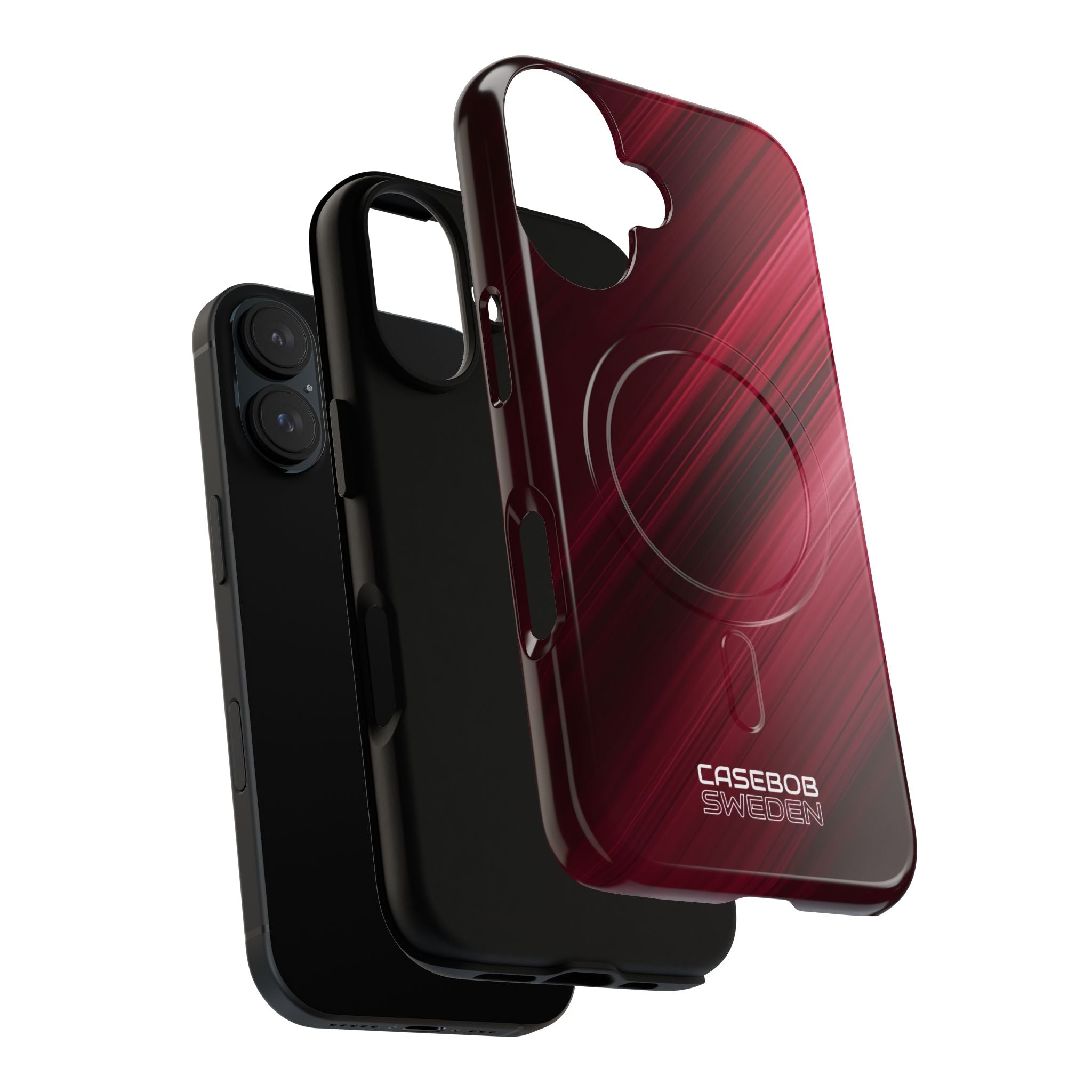 Crimson Drift Motion iPhone 16 - Tough+