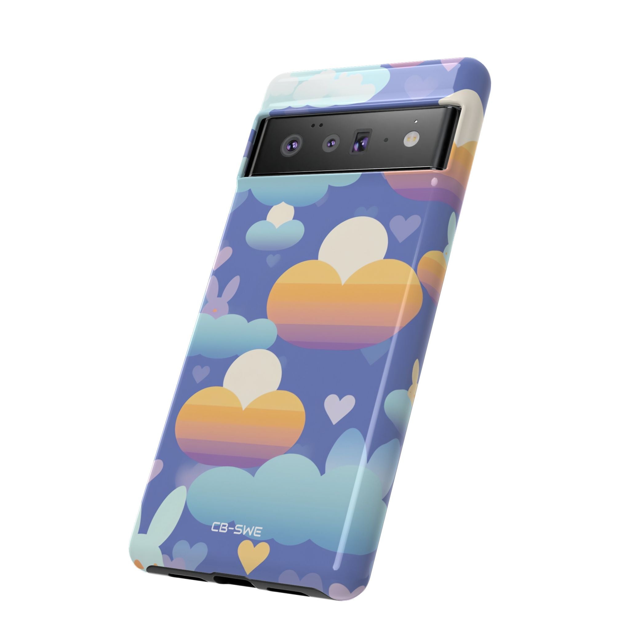 Bunnies Dance Among Clouds - Google Pixel Case