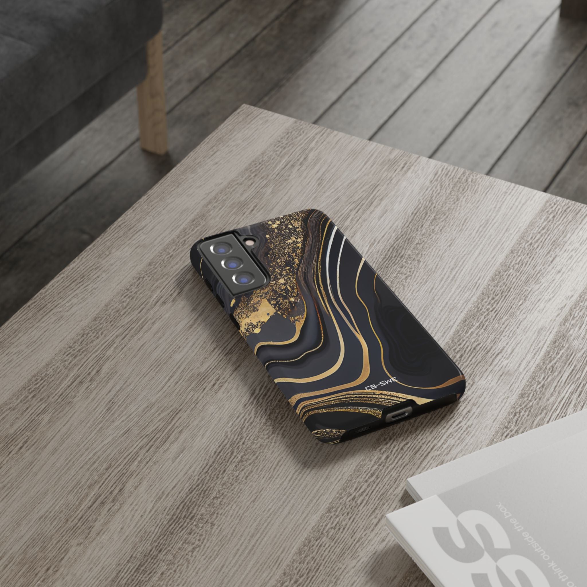 Elegant Gold Streams - Samsung Case