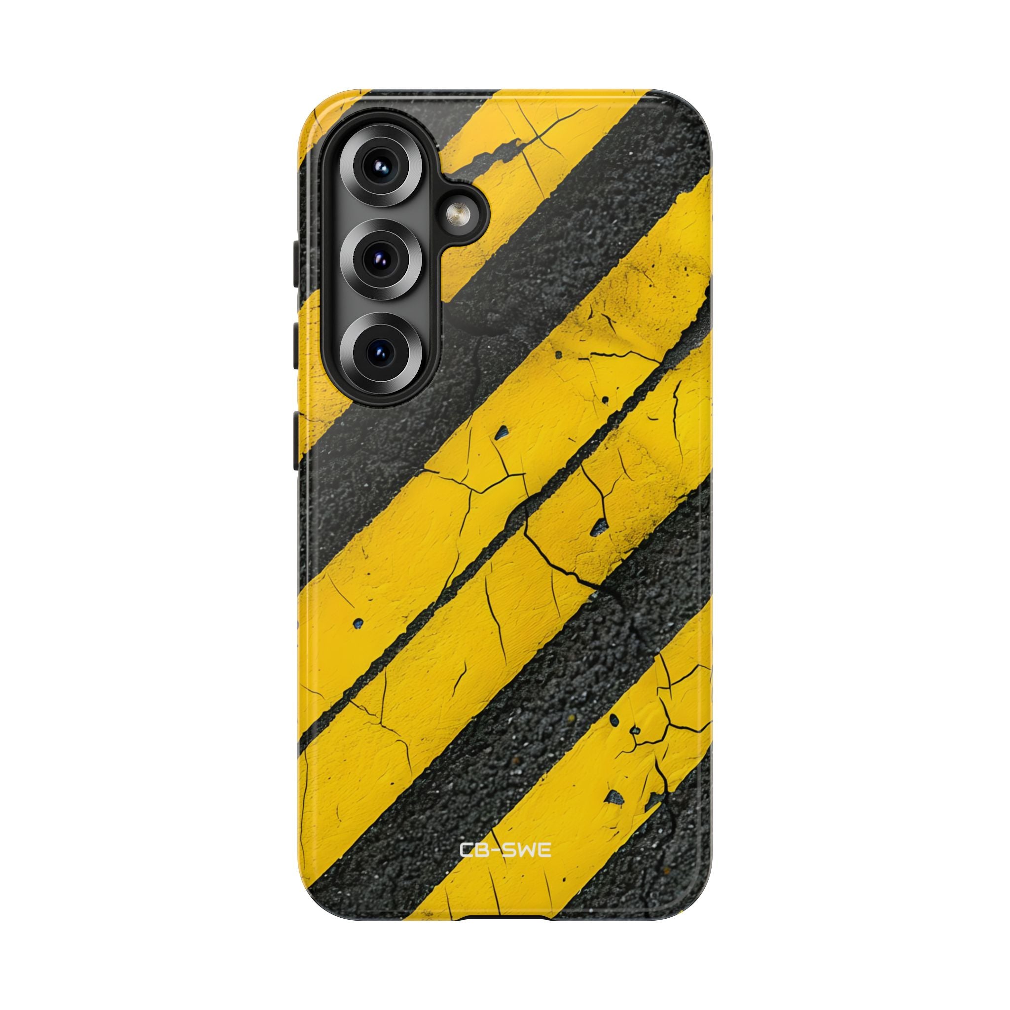 Cracked Hazard Lines - Samsung Case
