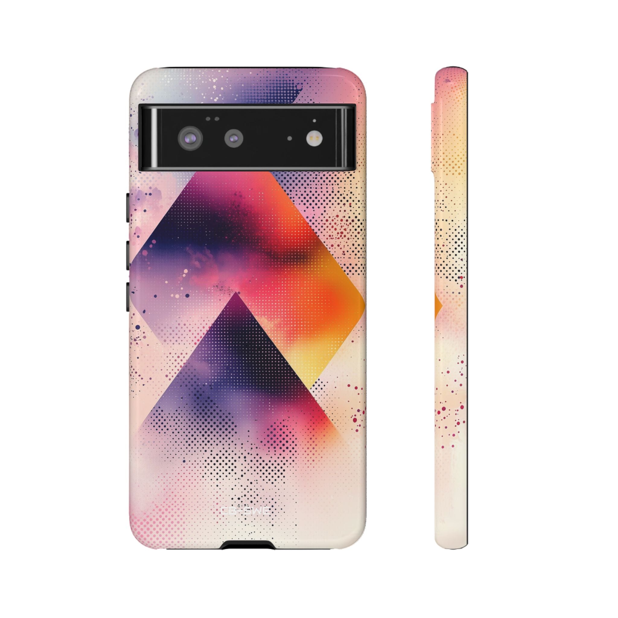 Vivid Triangles Ascend - Google Pixel Case