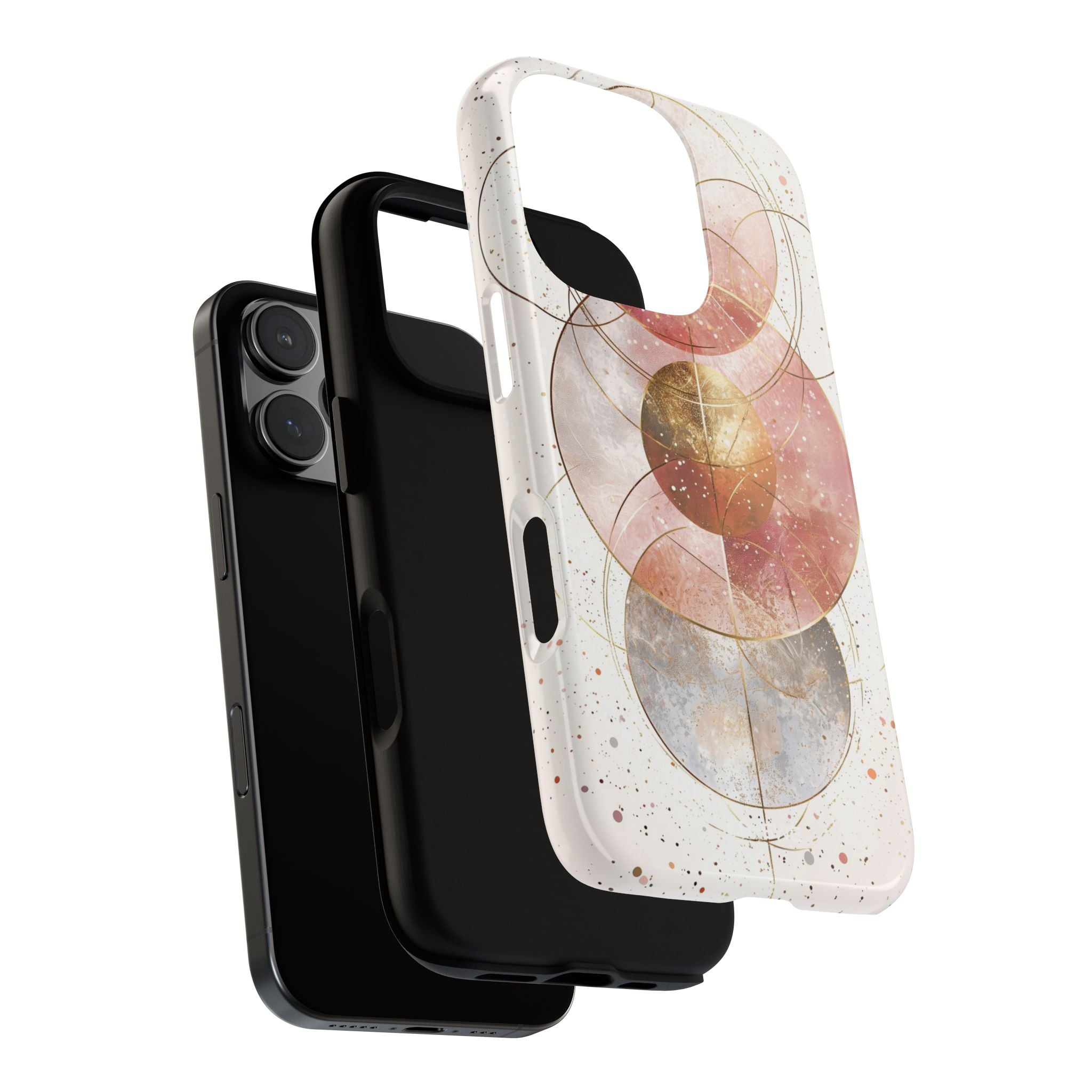 Circle Envelops Light - iPhone Case