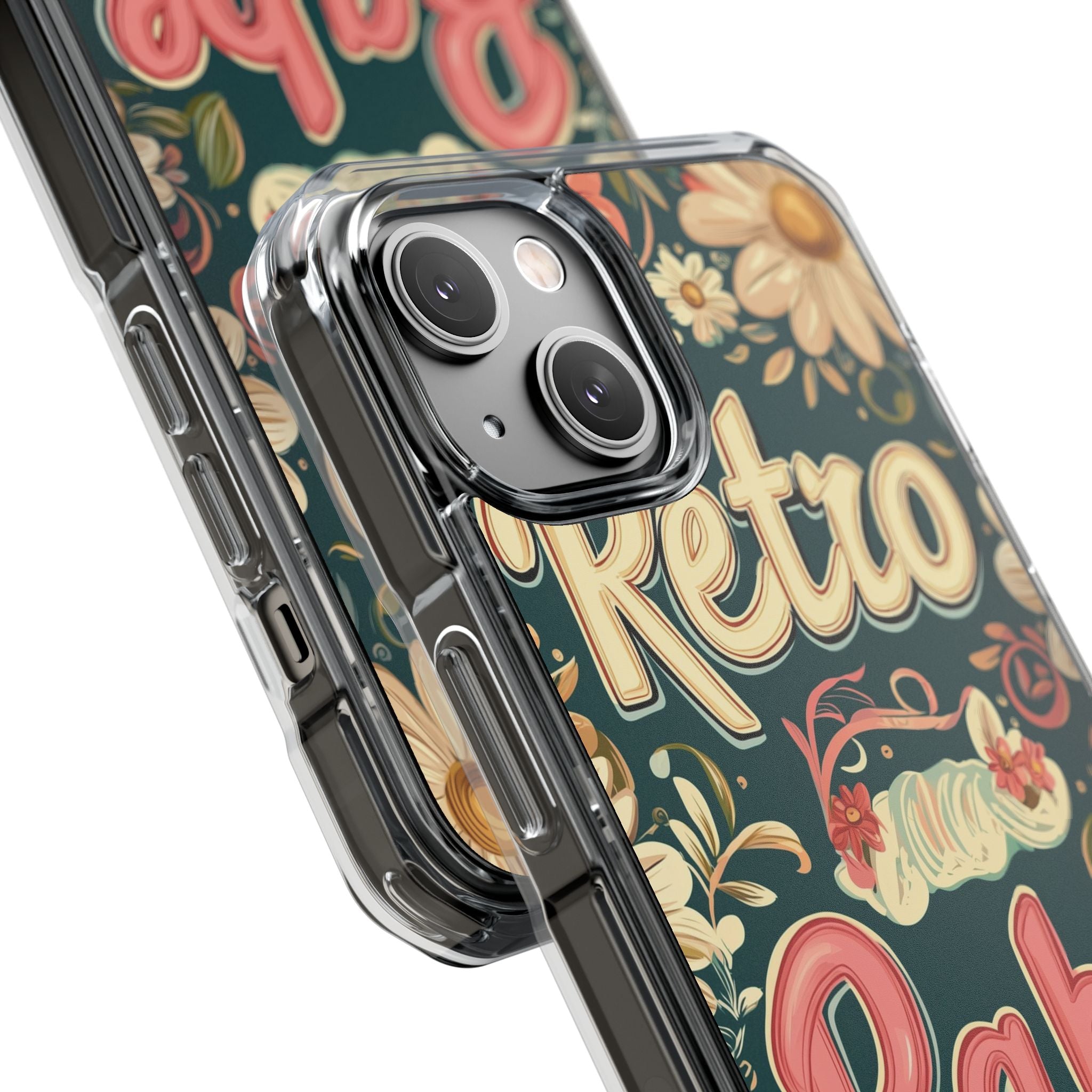 Floral Curves Embrace iPhone Case - Impact