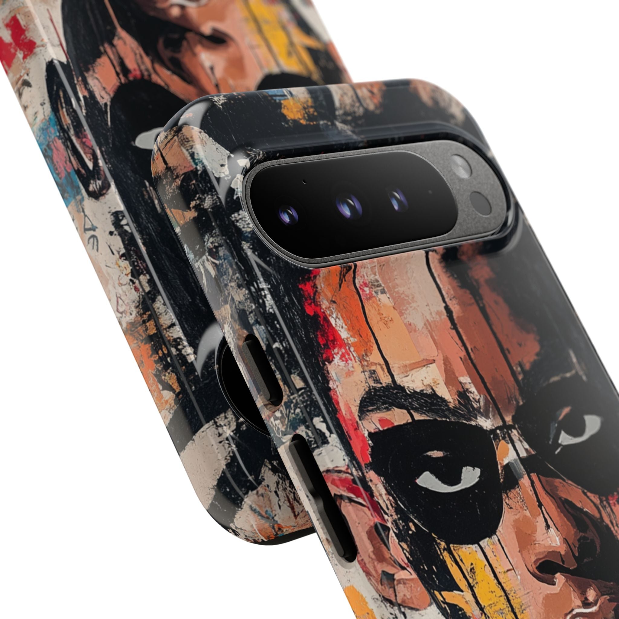 Masked Portrait Drips Google Pixel 9 Pro XL Case - Tough