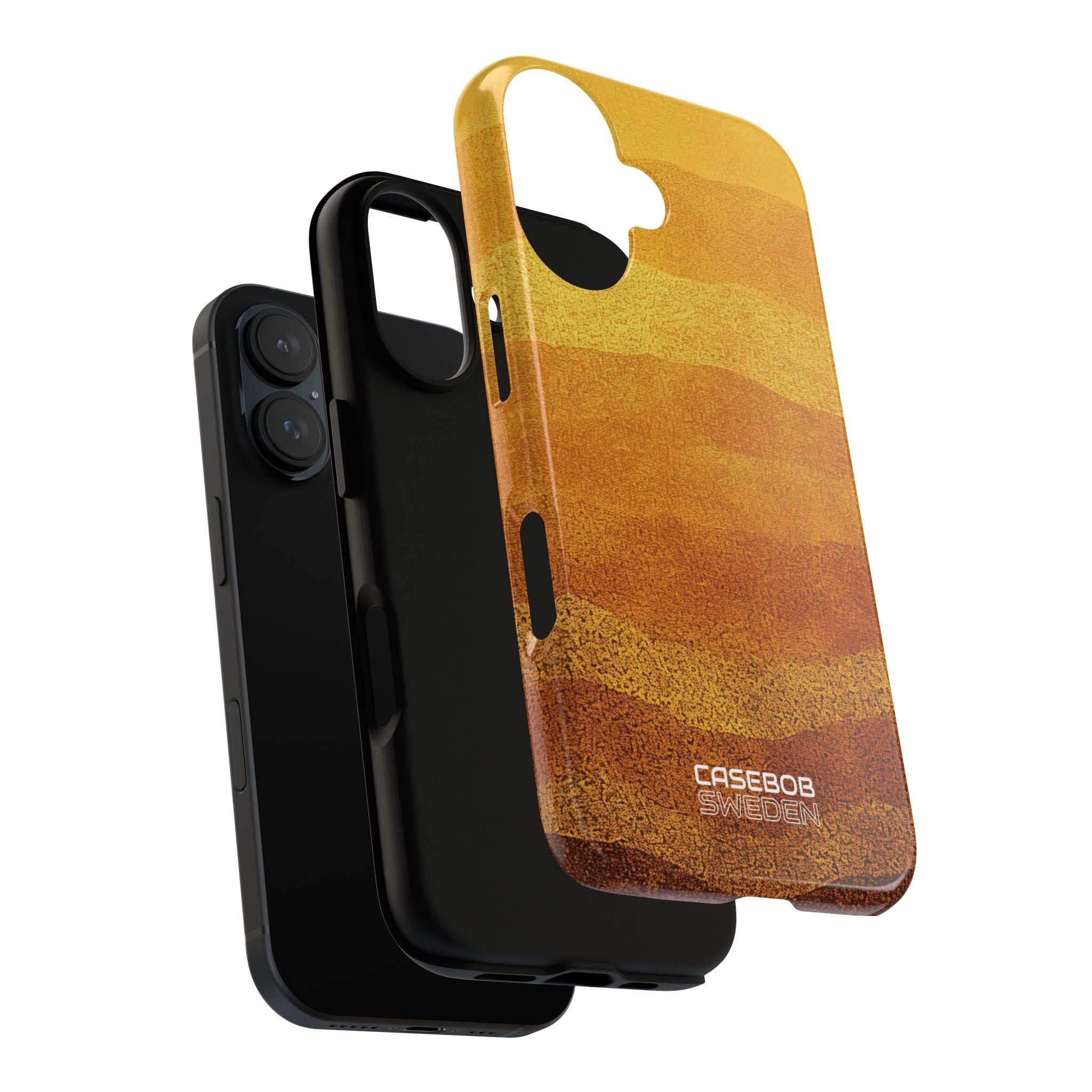 Golden Horizon Layers iPhone 16 - Resistente