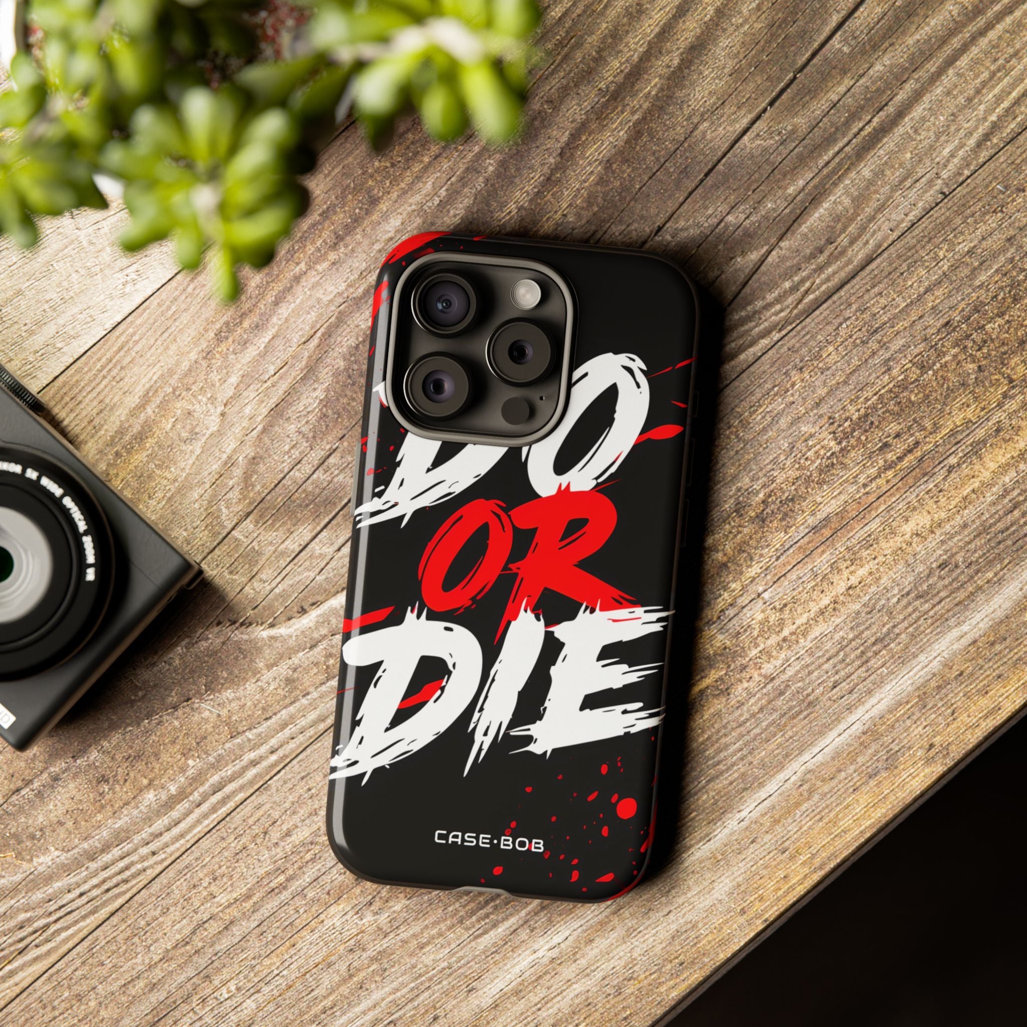 Do Or Die Splatter iPhone 15 Pro Case - Tough