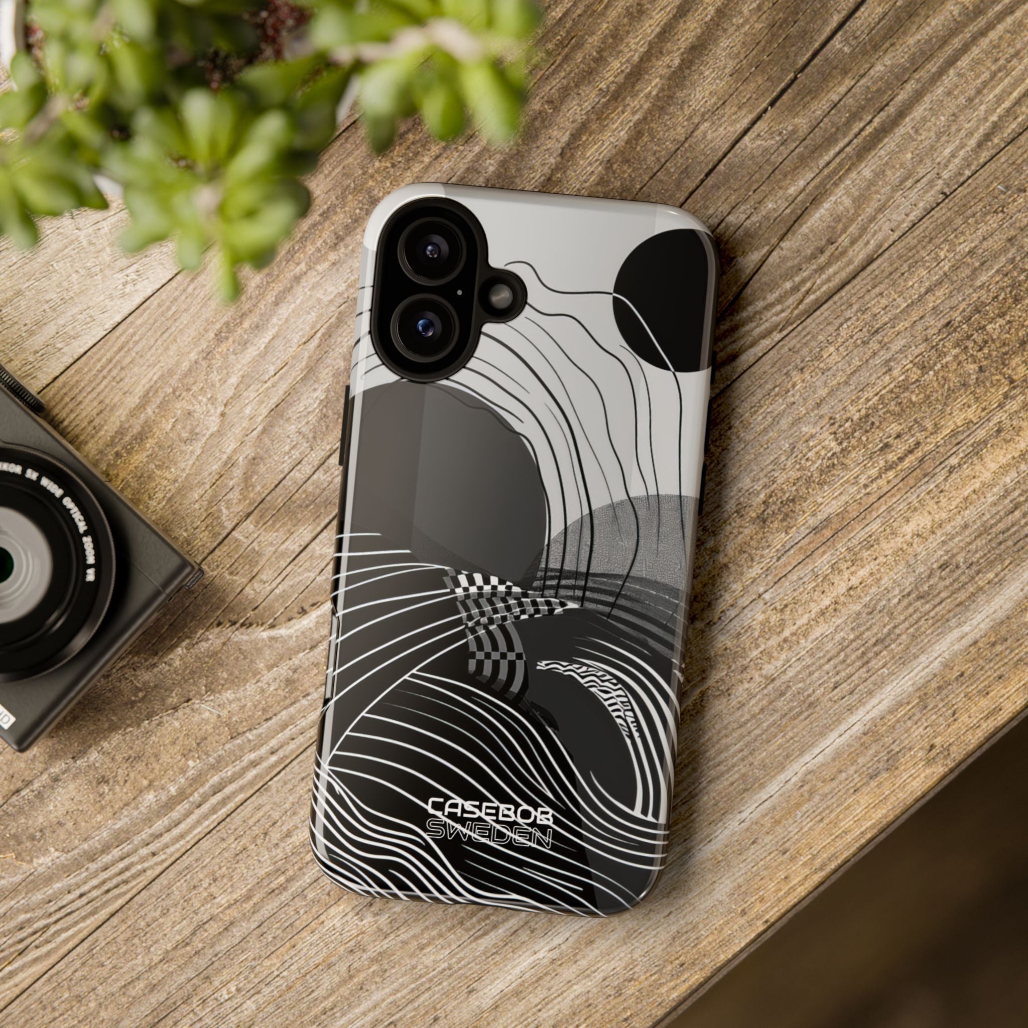 Monochrome Motion Flow iPhone 16 – Robust