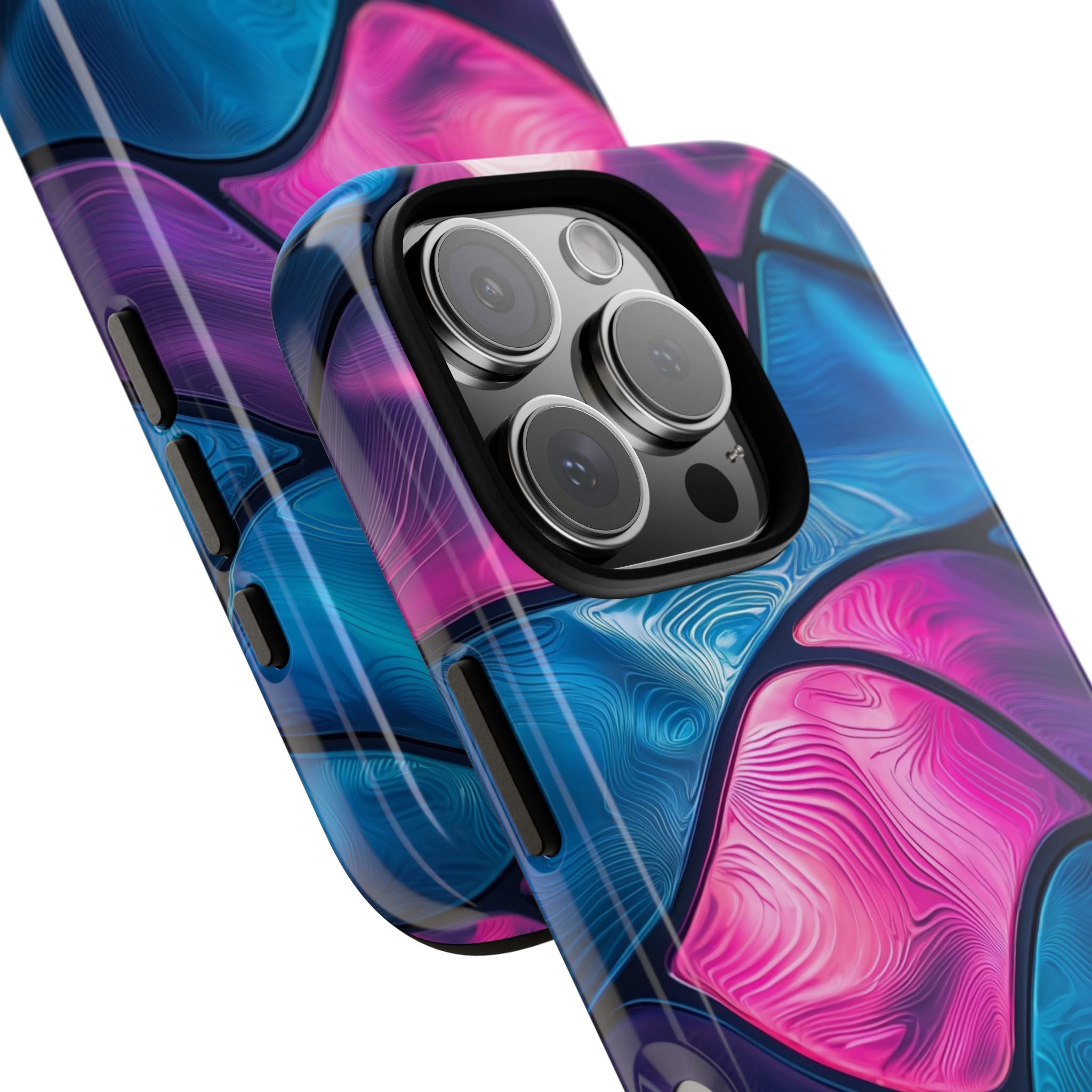 Shimmering Waves Flow - iPhone Case