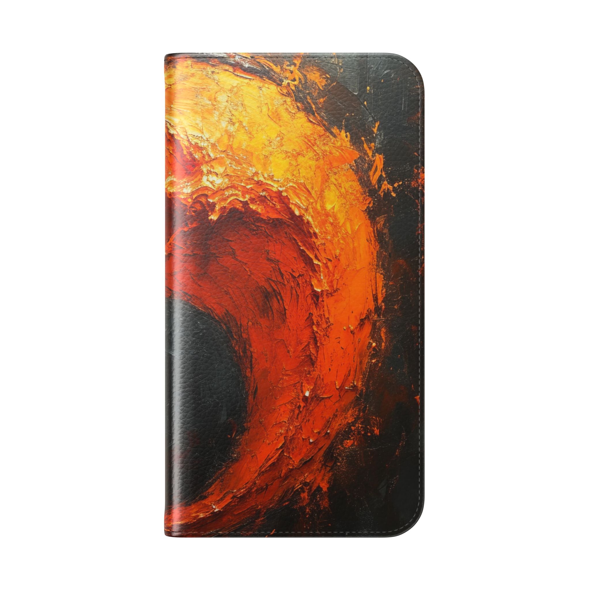 Fiery Yin Yang - iPhone 15 Plus Case - Wallet