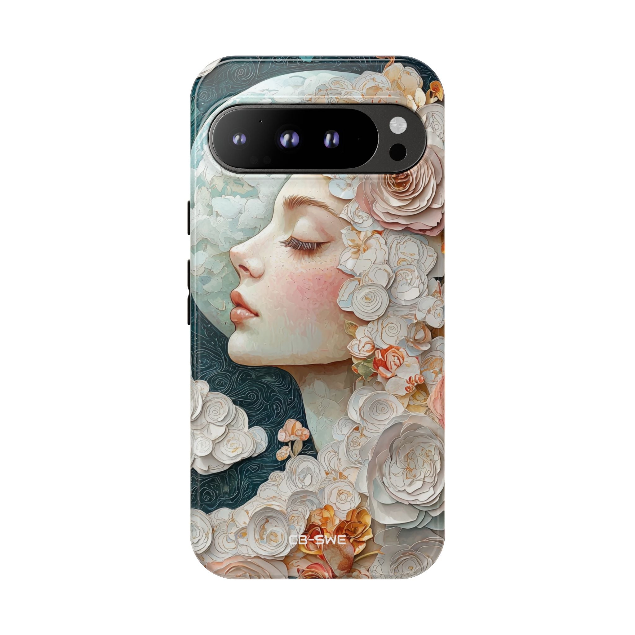 Moon Embraces Flowers - Google Pixel Case