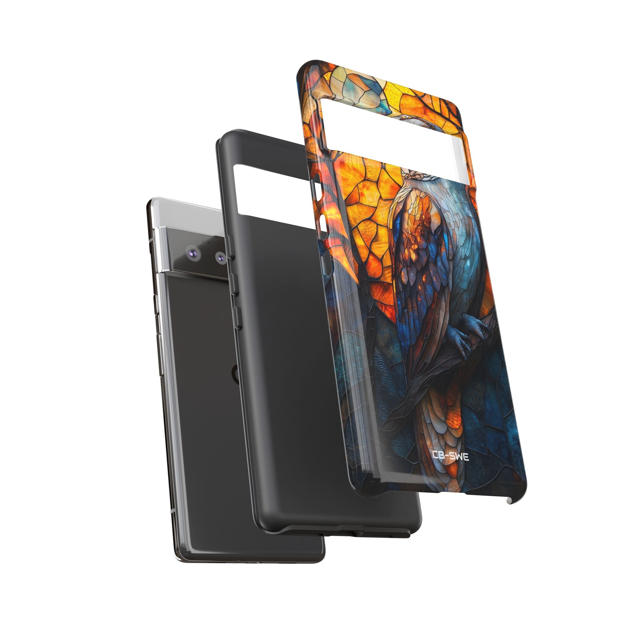 Owl Gazes Moonlight - Google Pixel Case