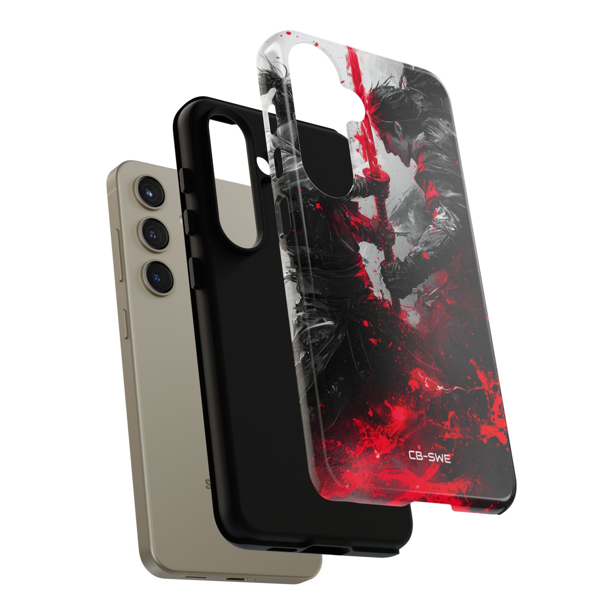 Crimson Blade Clash - Samsung Case