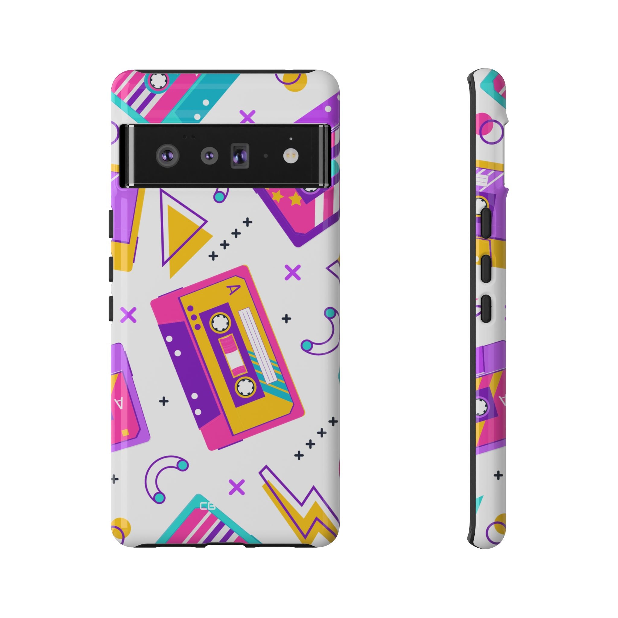 Retro Cassette Chaos - Google Pixel Case