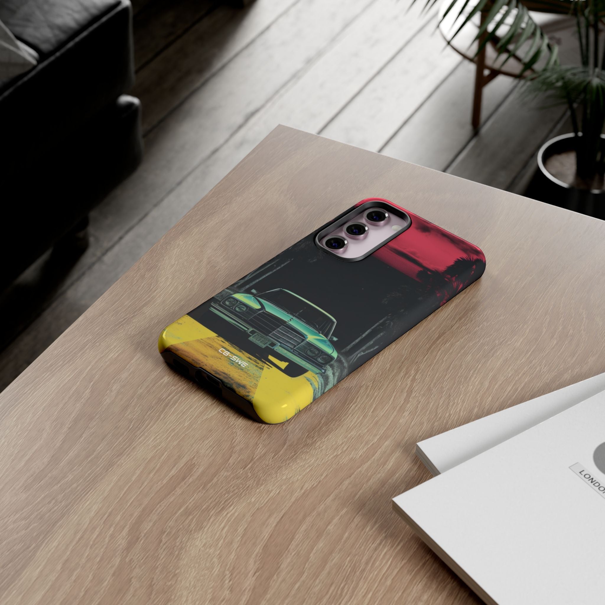 Retro Futuristic Nightscape - Samsung Case