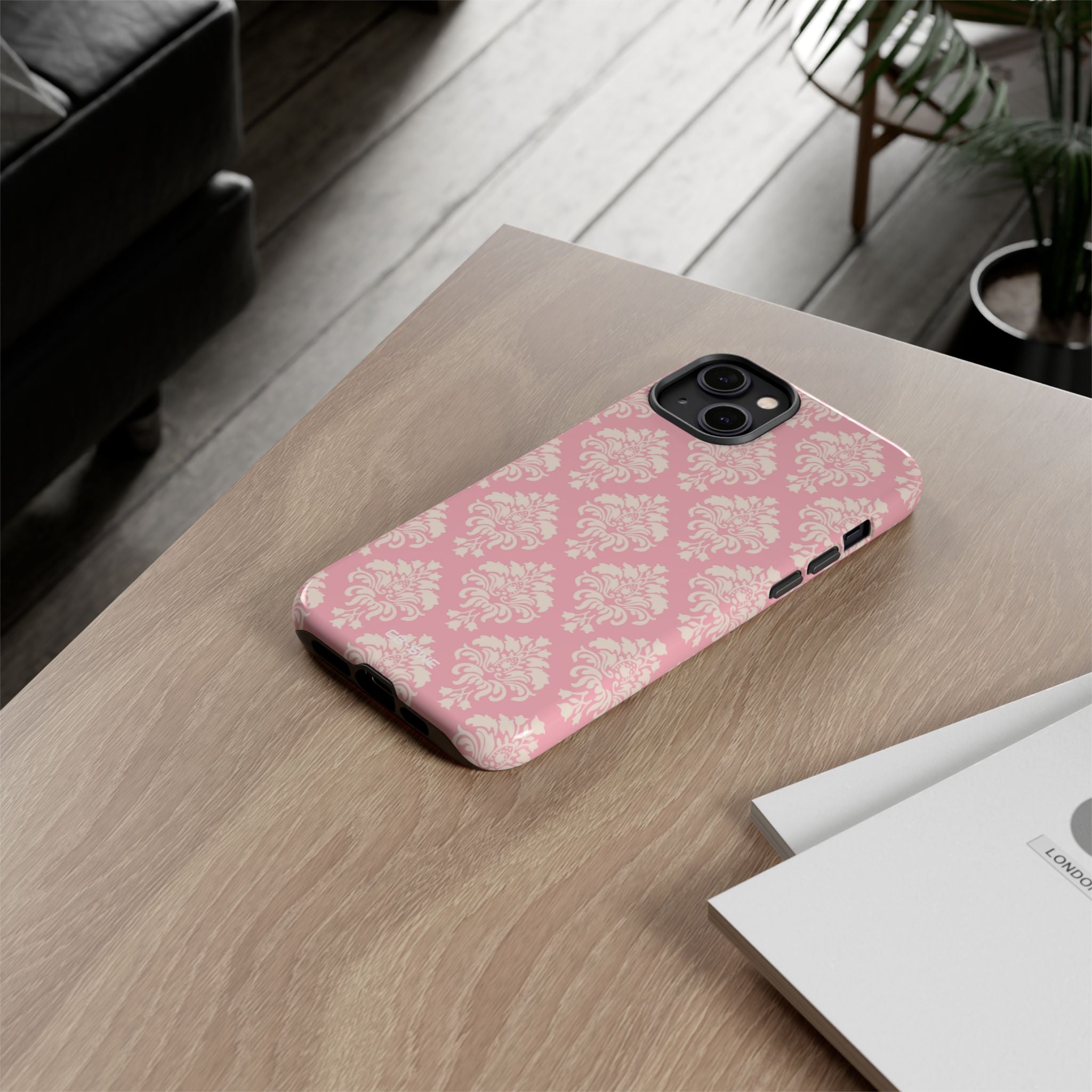 Pastel Damask Elegance - iPhone Case