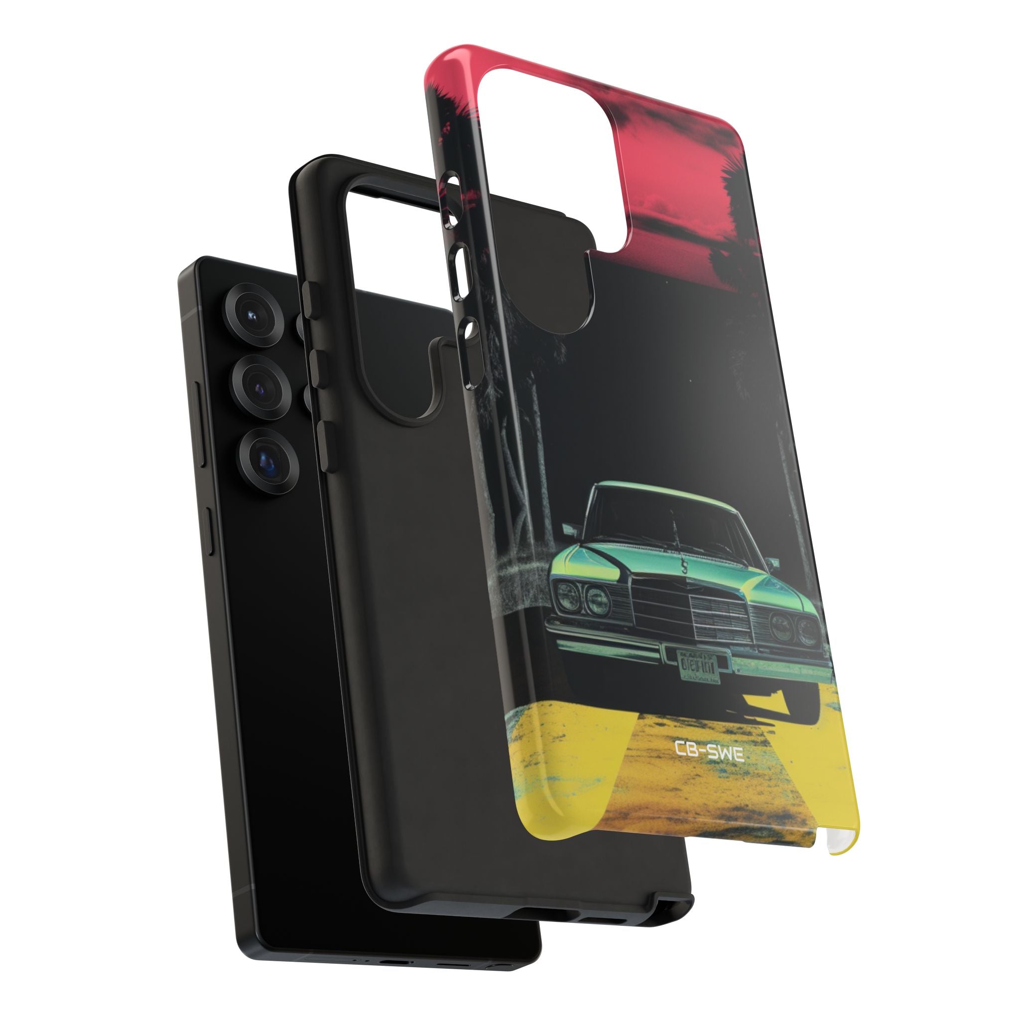 Retro Futuristic Nightscape - Samsung Case