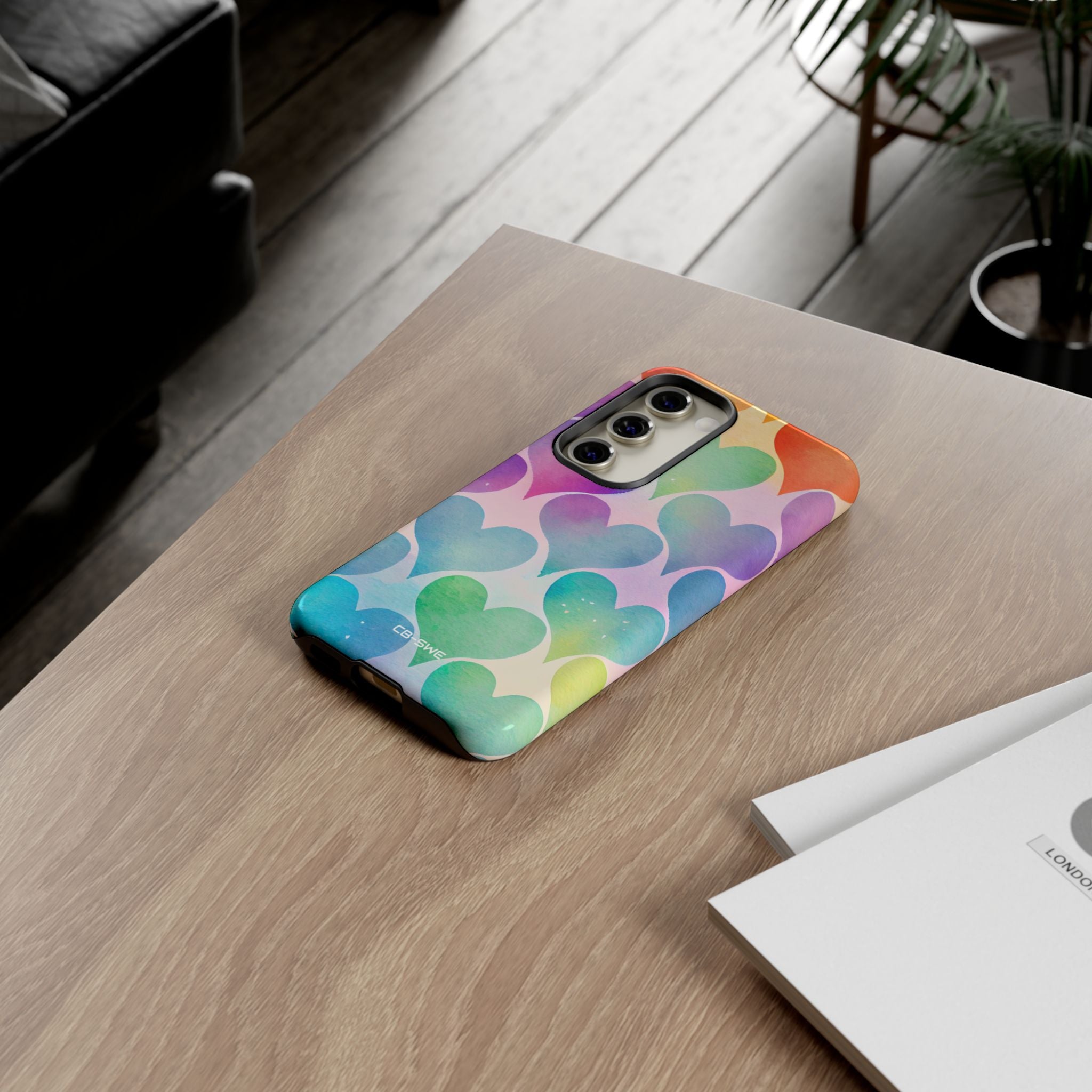 Watercolor Heart Symphony - Samsung Case