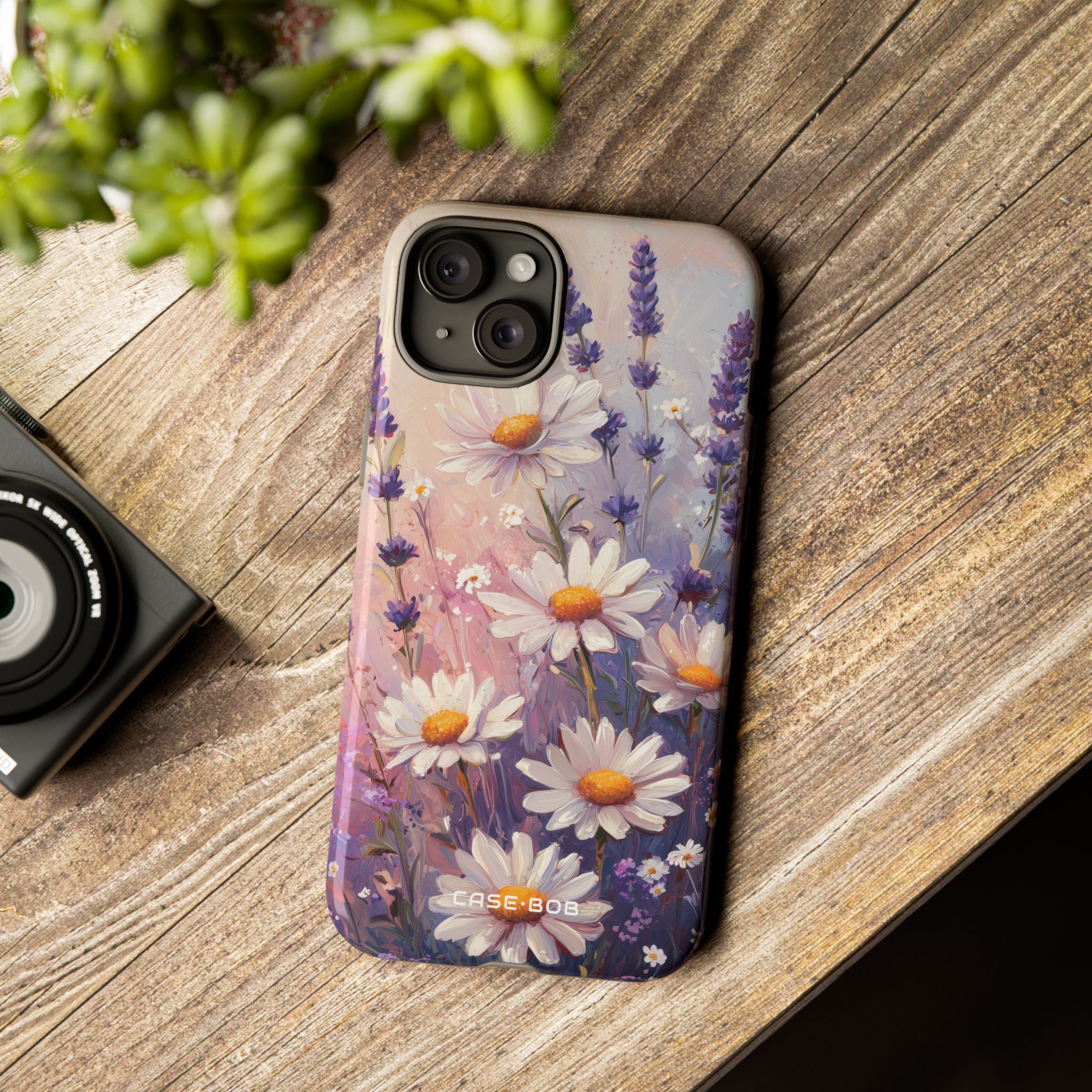 Daisy Lavender Bloom iPhone 15 Plus Case - Tough