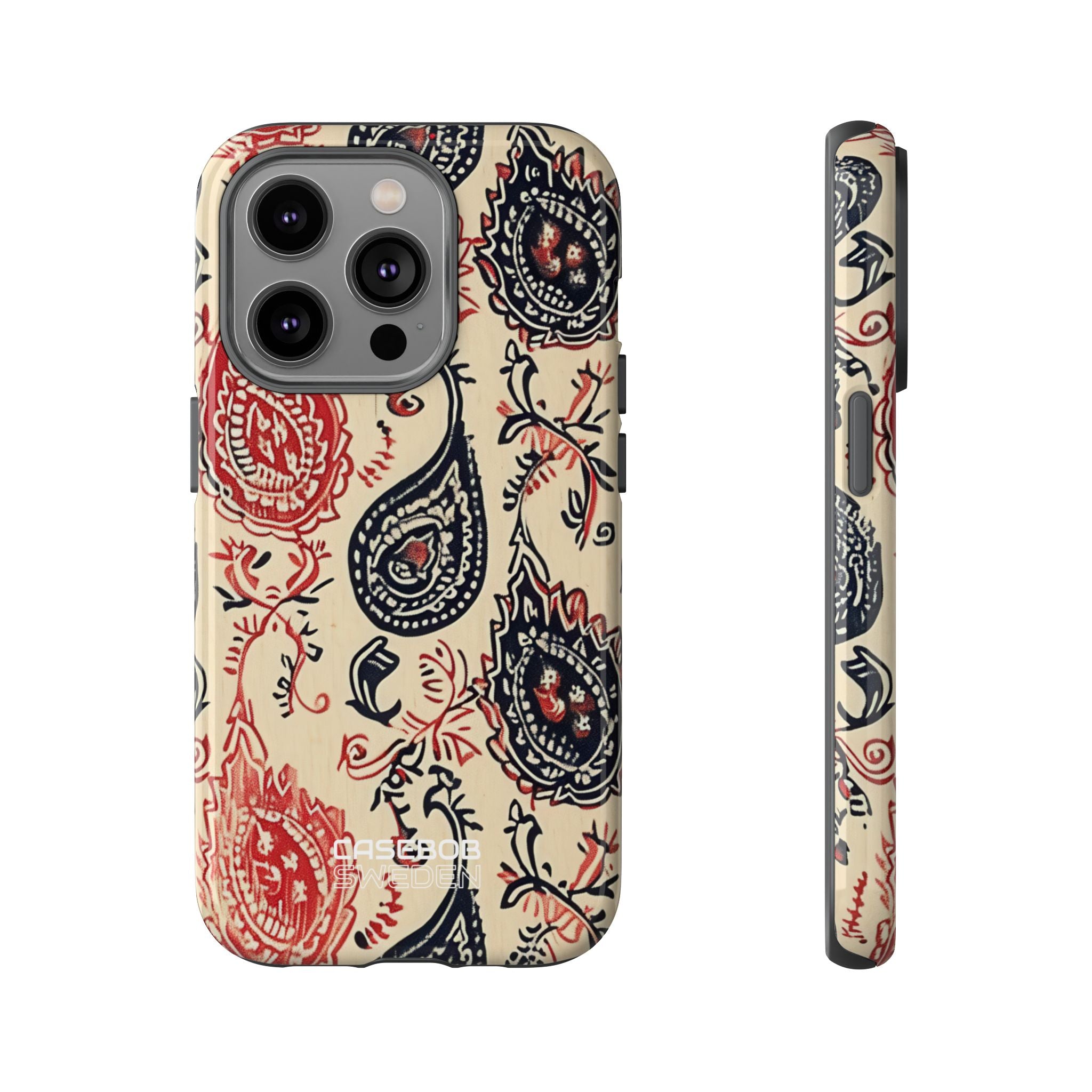 Tourbillon Paisley Marine iPhone 14 - Tough