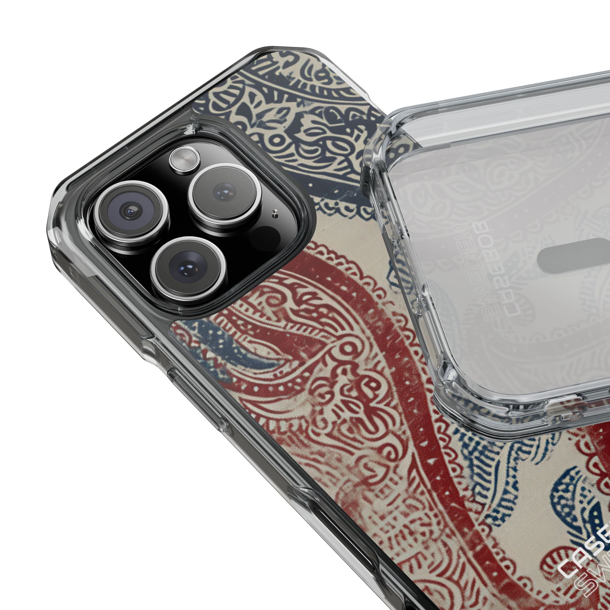 Ornate Paisley Swirl iPhone 16 - Impact Clear+