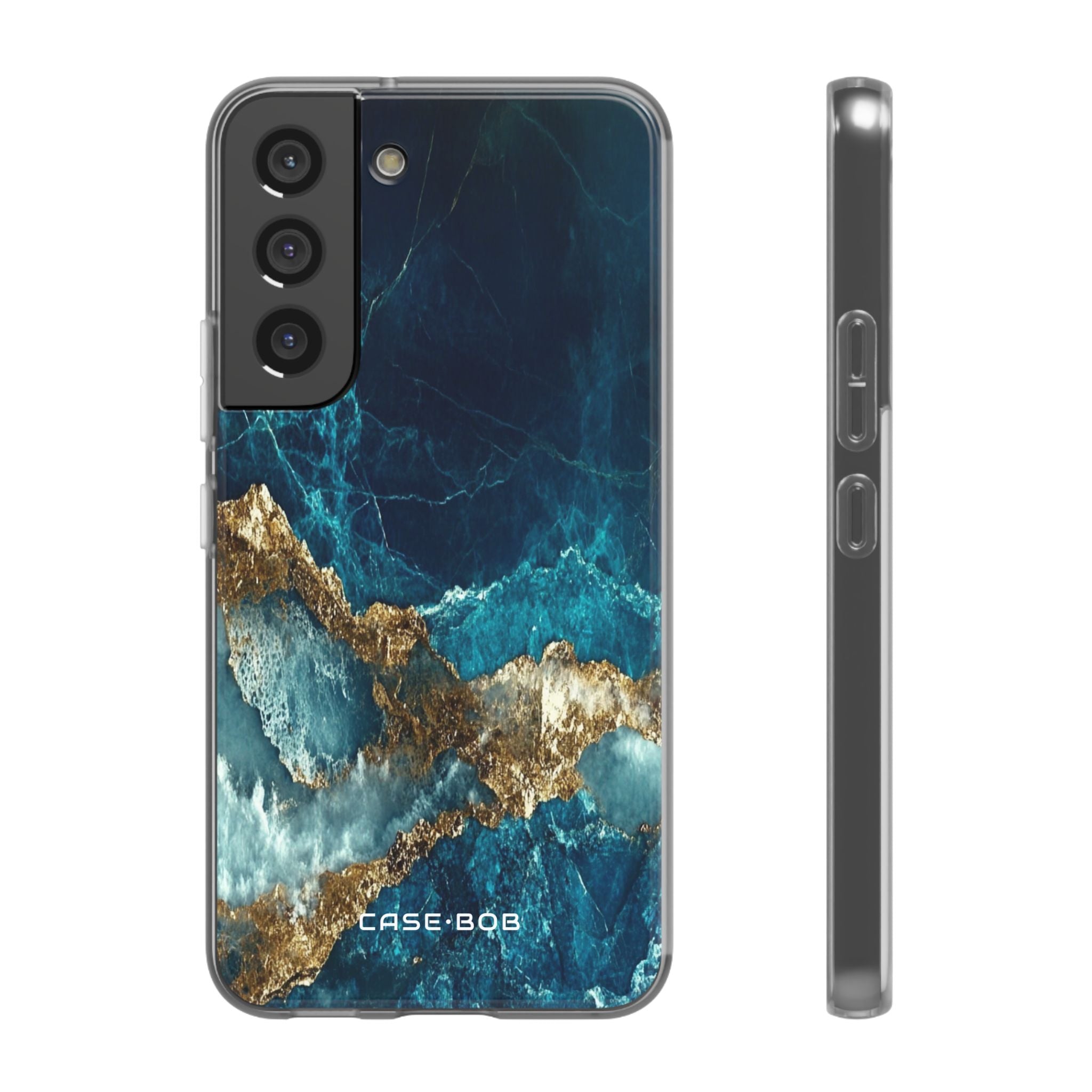 Jagged Gold Split Samsung S22 - Soft